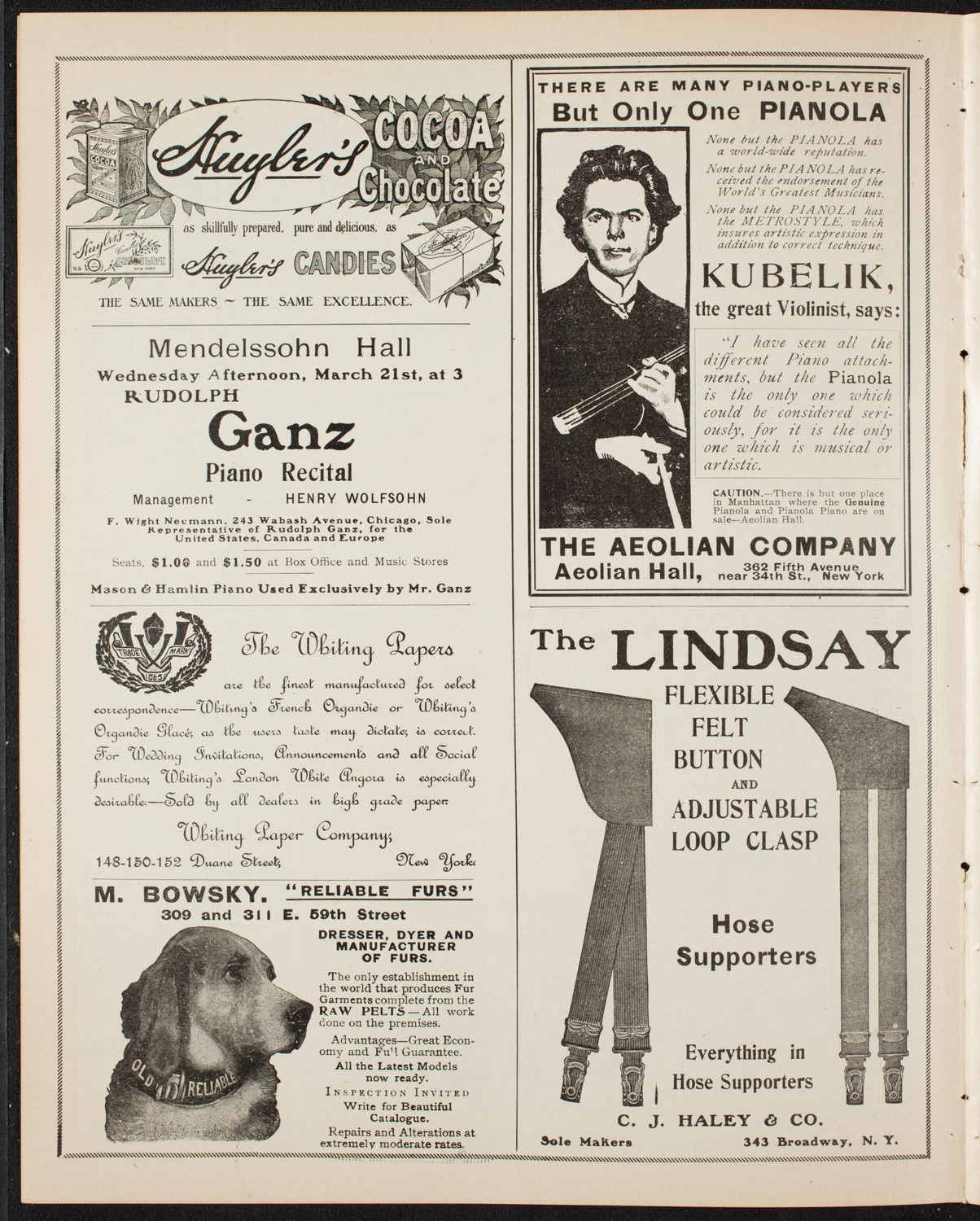 Boston Symphony Orchestra, March 17, 1906, program page 6