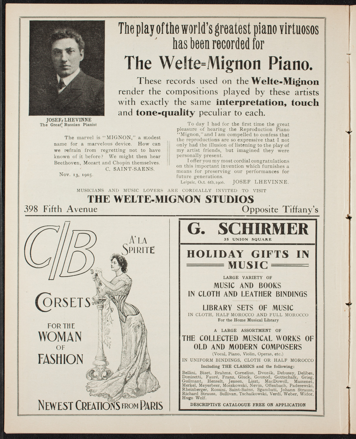 Anna Hellstrom and Others, December 23, 1906, program page 8