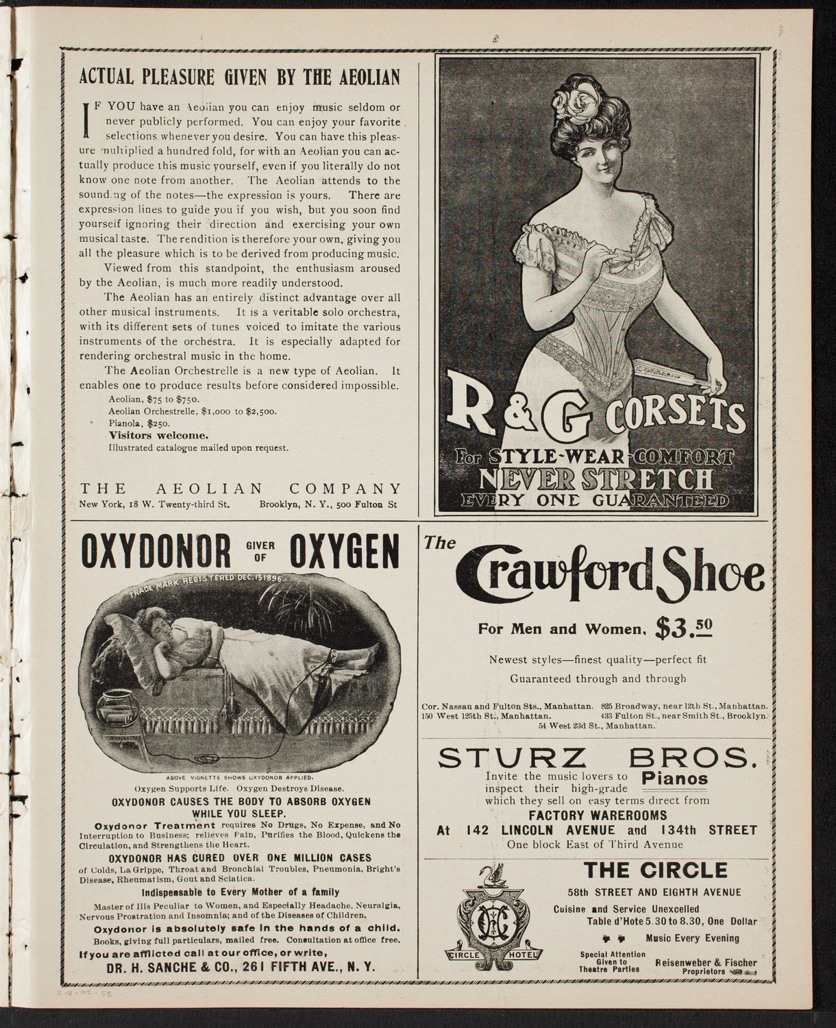 Lilli Lehmann, Johanna Gadski, Lillian Blauvelt, Sopranos, and Jan Kubelik, Violin, February 8, 1902, program page 9