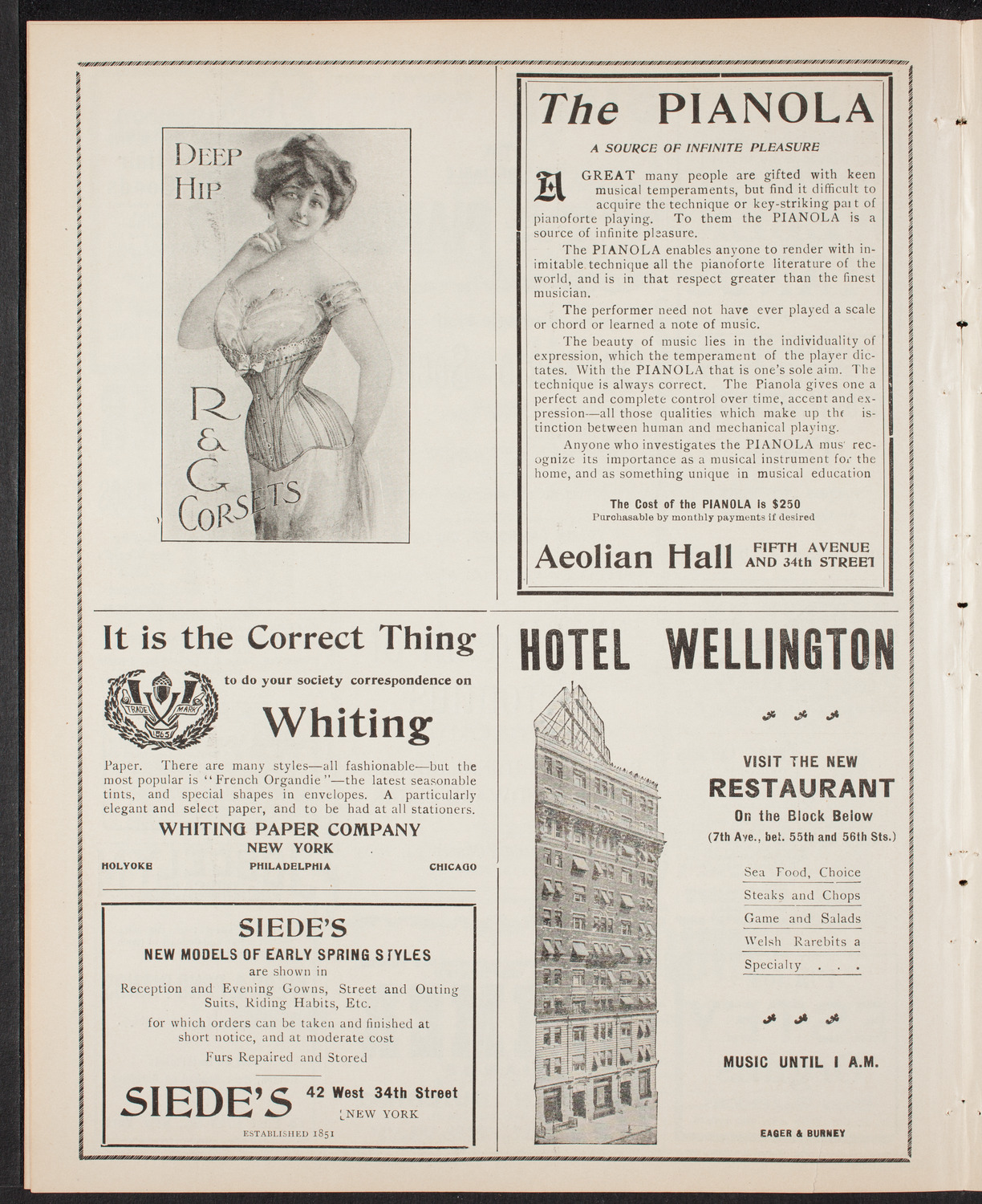 Oratorio Society of New York, March 24, 1903, program page 6