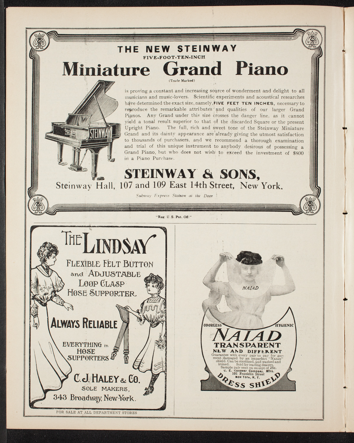 Vladimir de Pachmann, Piano, April 4, 1908, program page 4