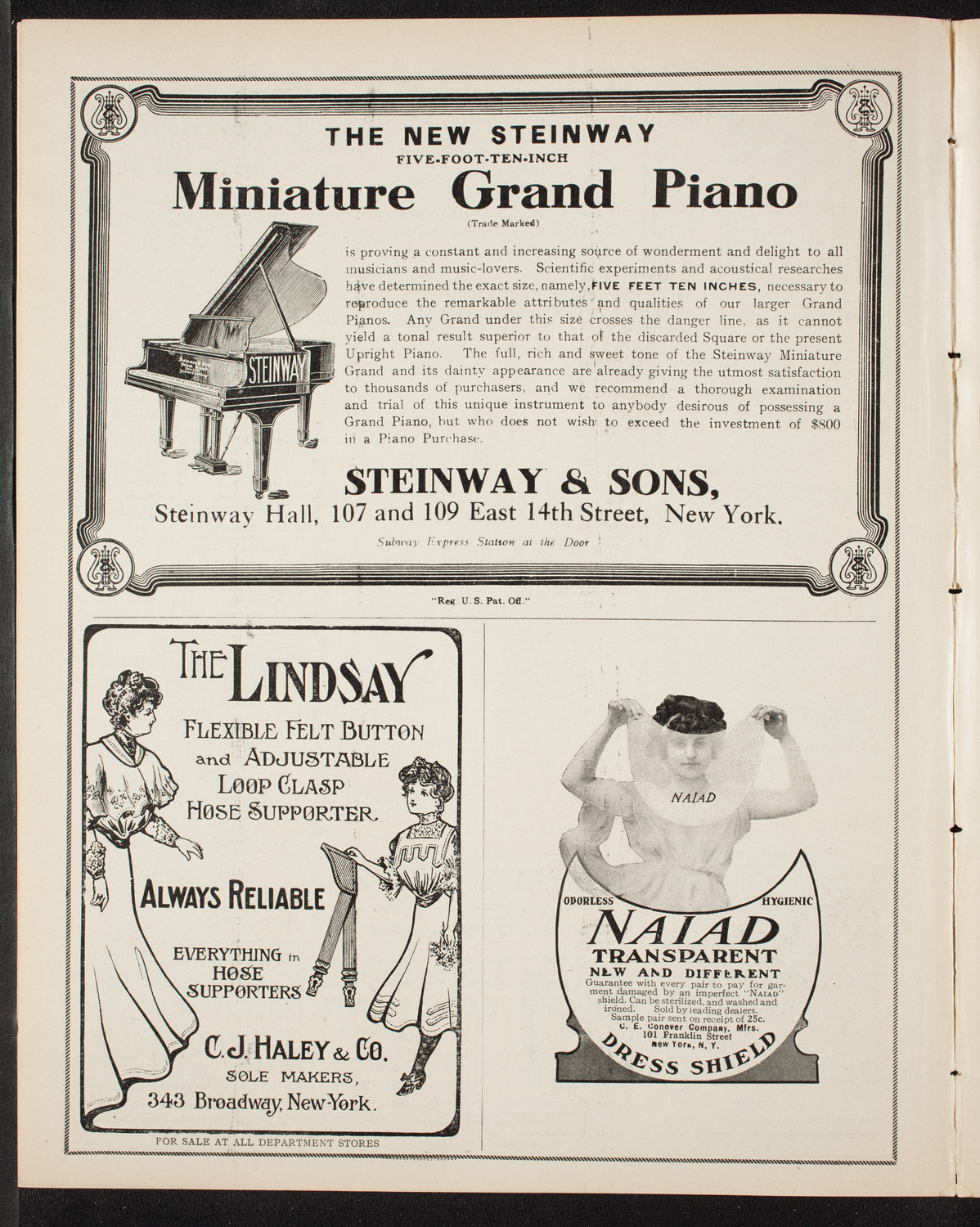 Vladimir de Pachmann, Piano, April 4, 1908, program page 4