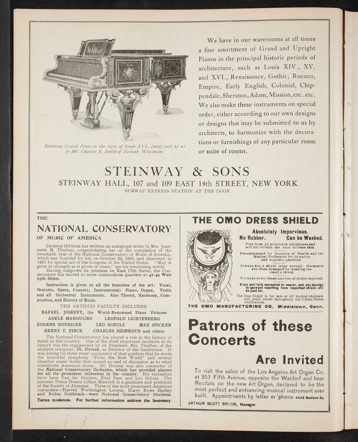 Boston Symphony Orchestra, December 7, 1905, program page 4