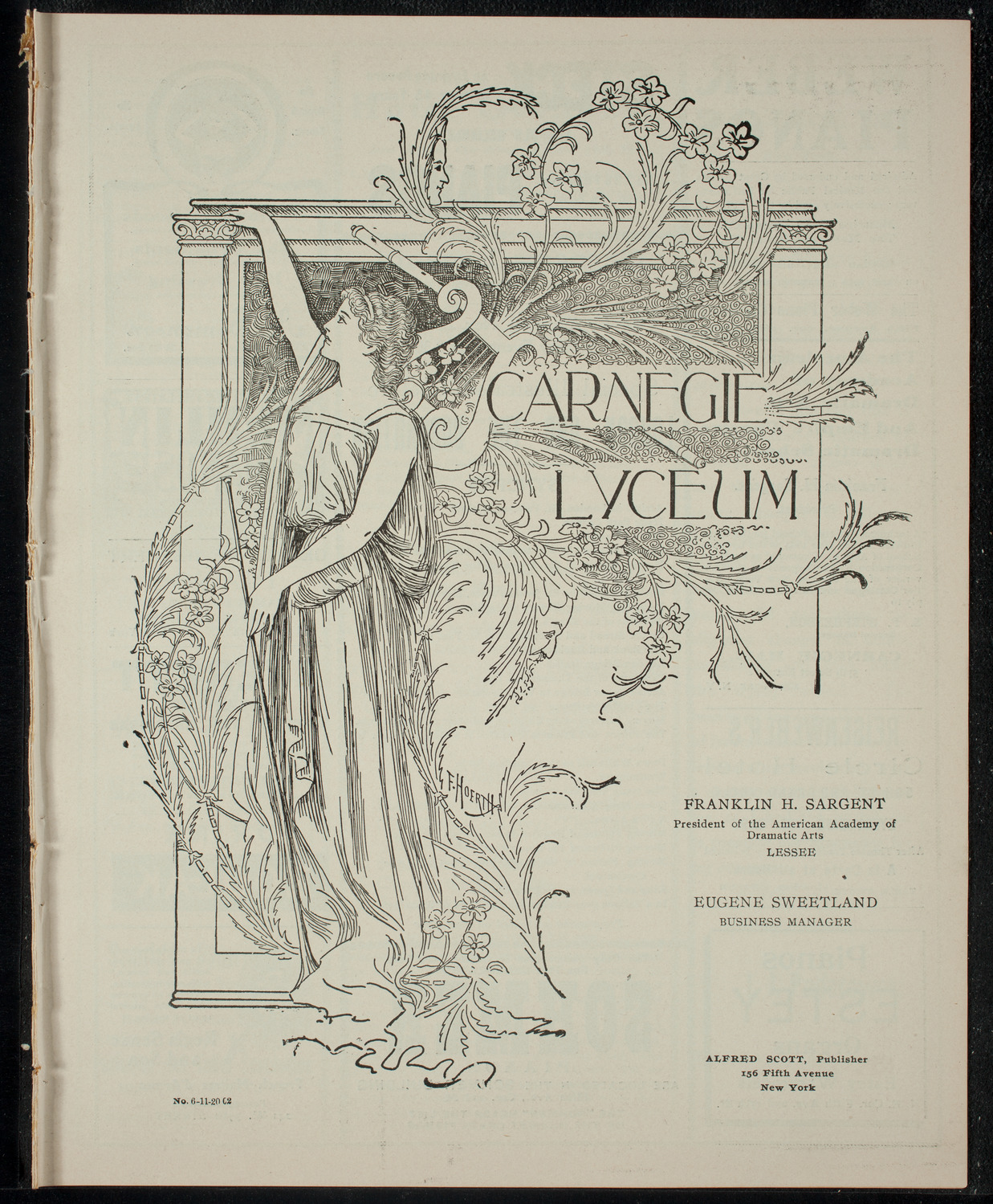 Elmendorf Lecture: London and the Coronation, November 20, 1902, program page 1