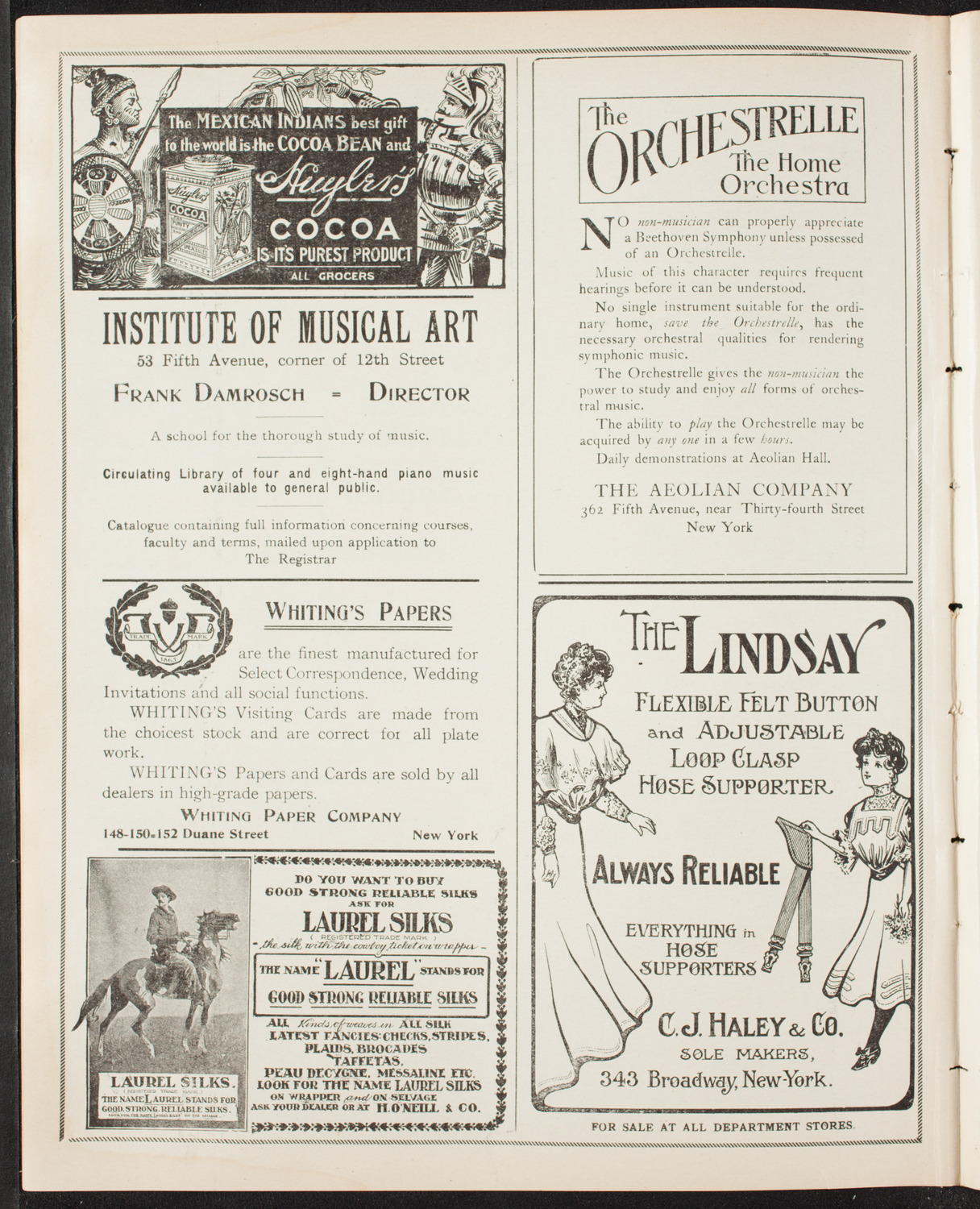 Cathedral School Silver Jubilee Celebration, April 28, 1907, program page 6