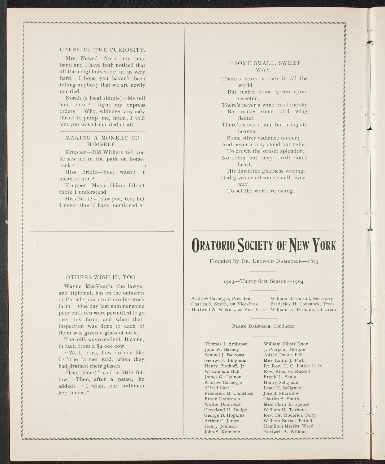 Meeting: American Federation of Catholic Societies, June 12, 1904, program page 8