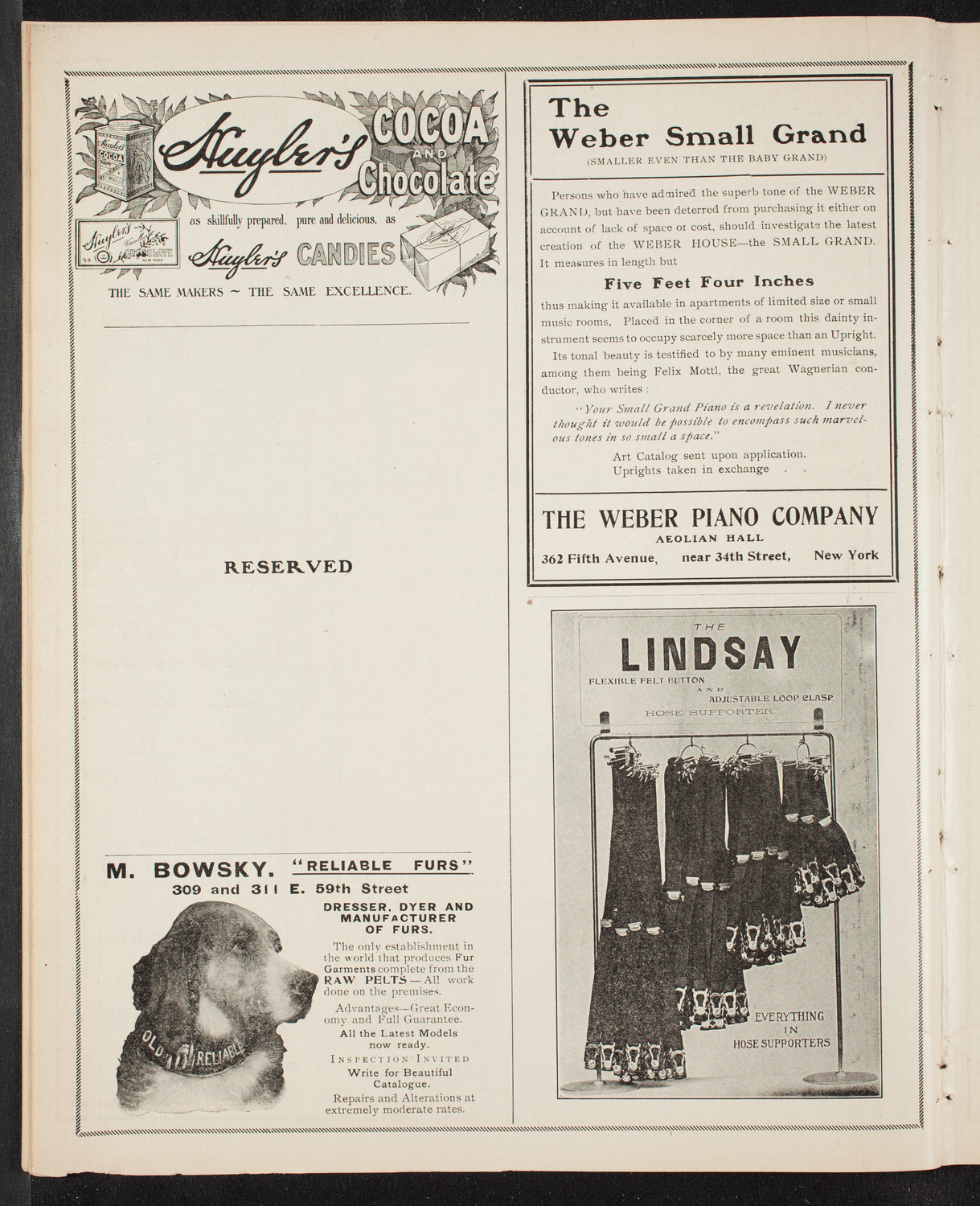 Knights of Columbus Discovery Day Celebration, October 8, 1905, program page 6