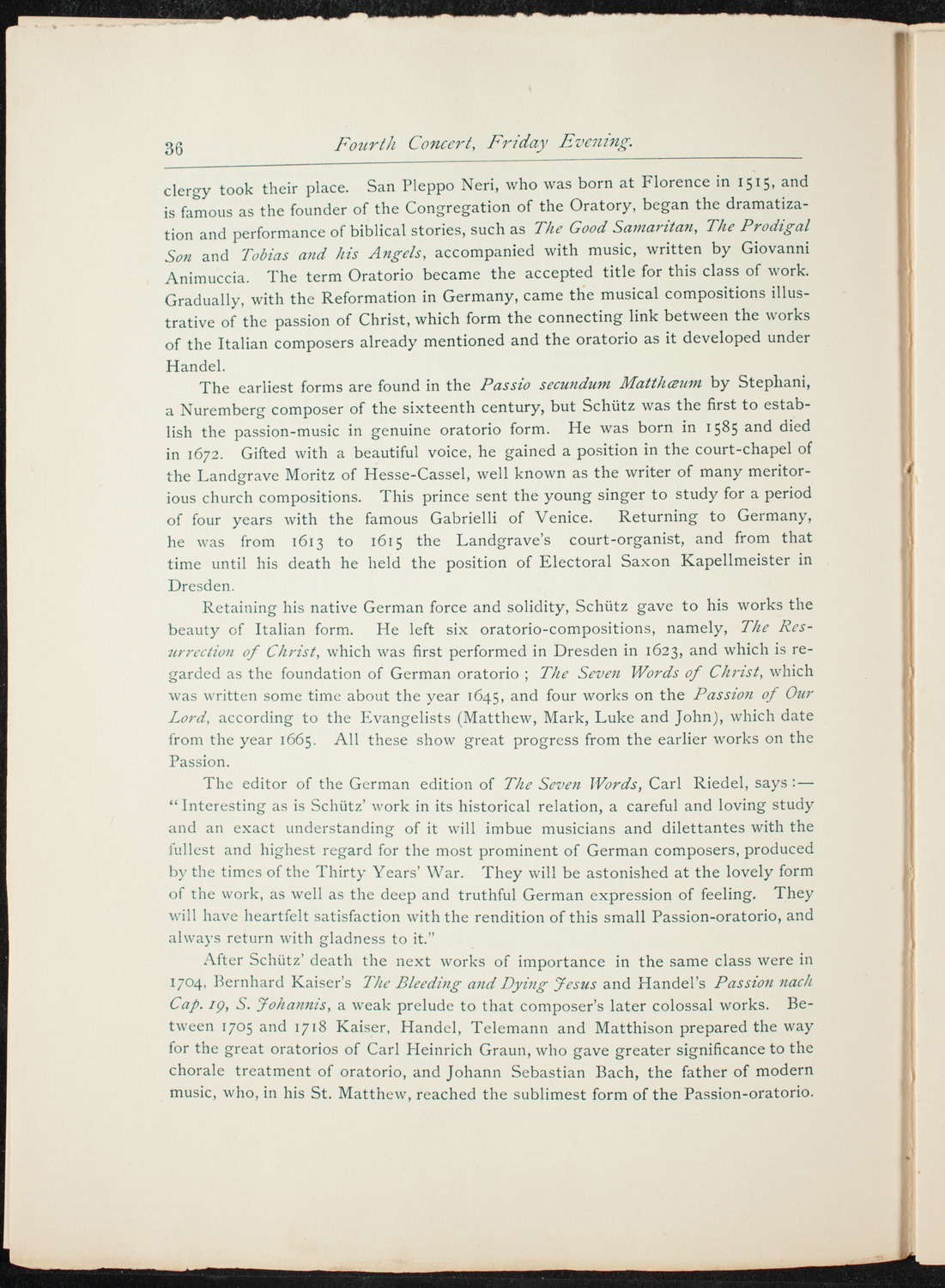 Opening Week Music Festival: Opening Night of Carnegie Hall, May 5, 1891, program notes page 52