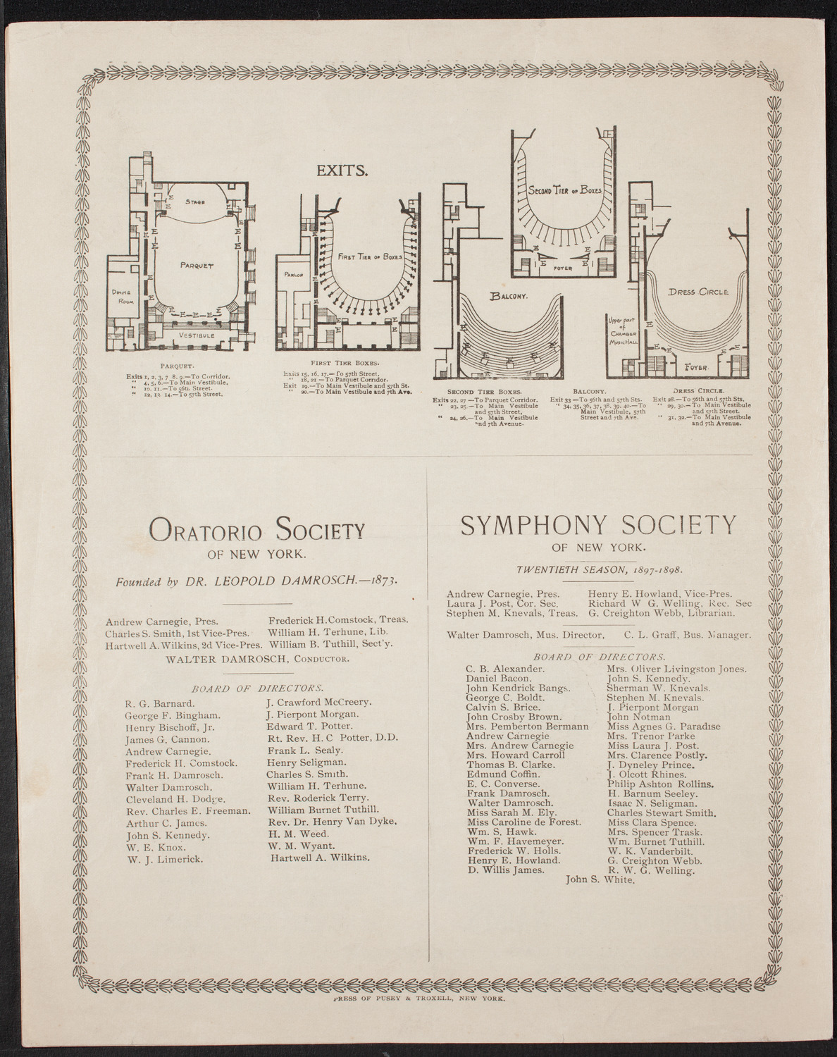 Manuscript Society of New York, April 11, 1898, program page 8