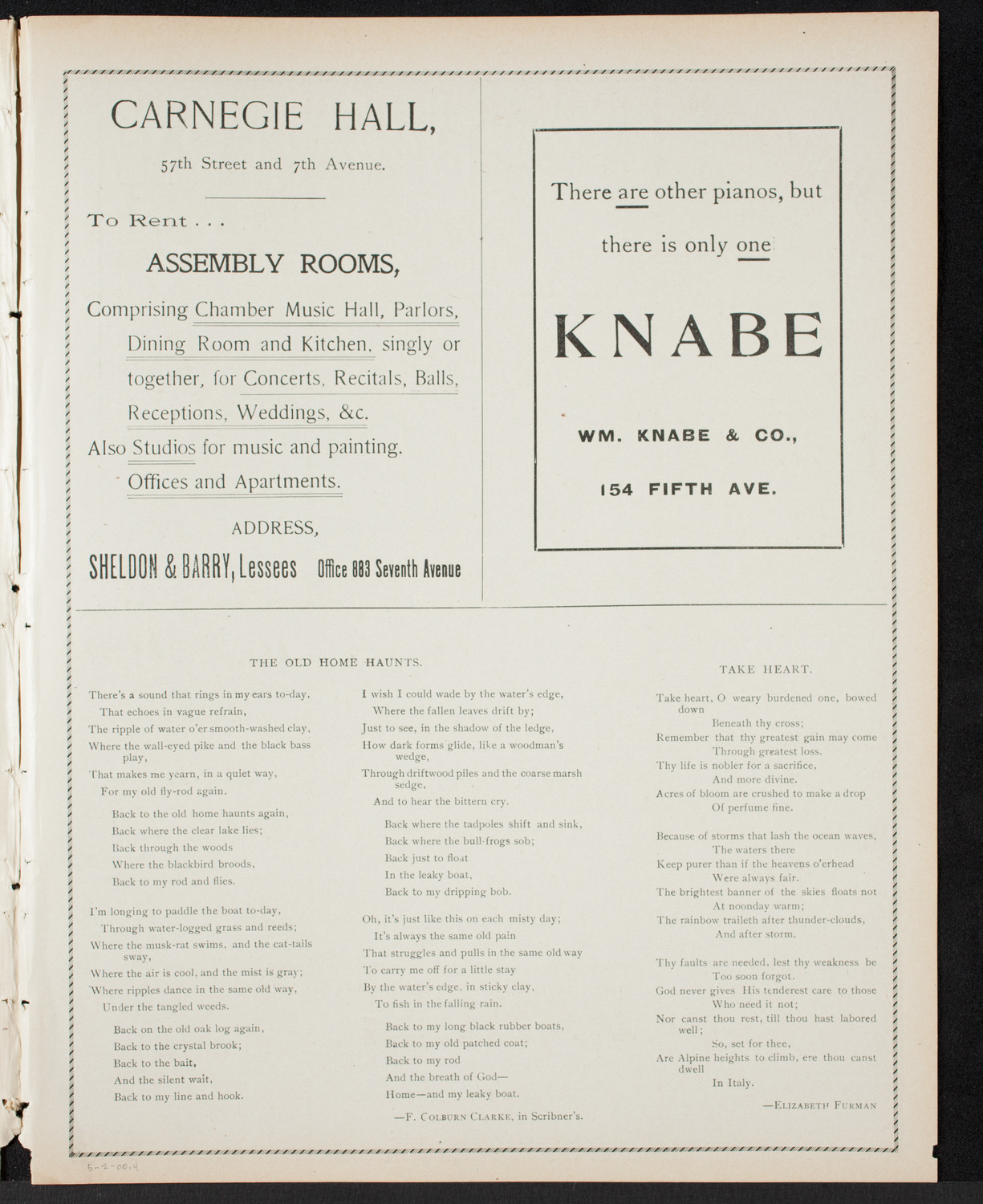 Graduation: College of Pharmacy of the City of New York, May 2, 1900, program page 7