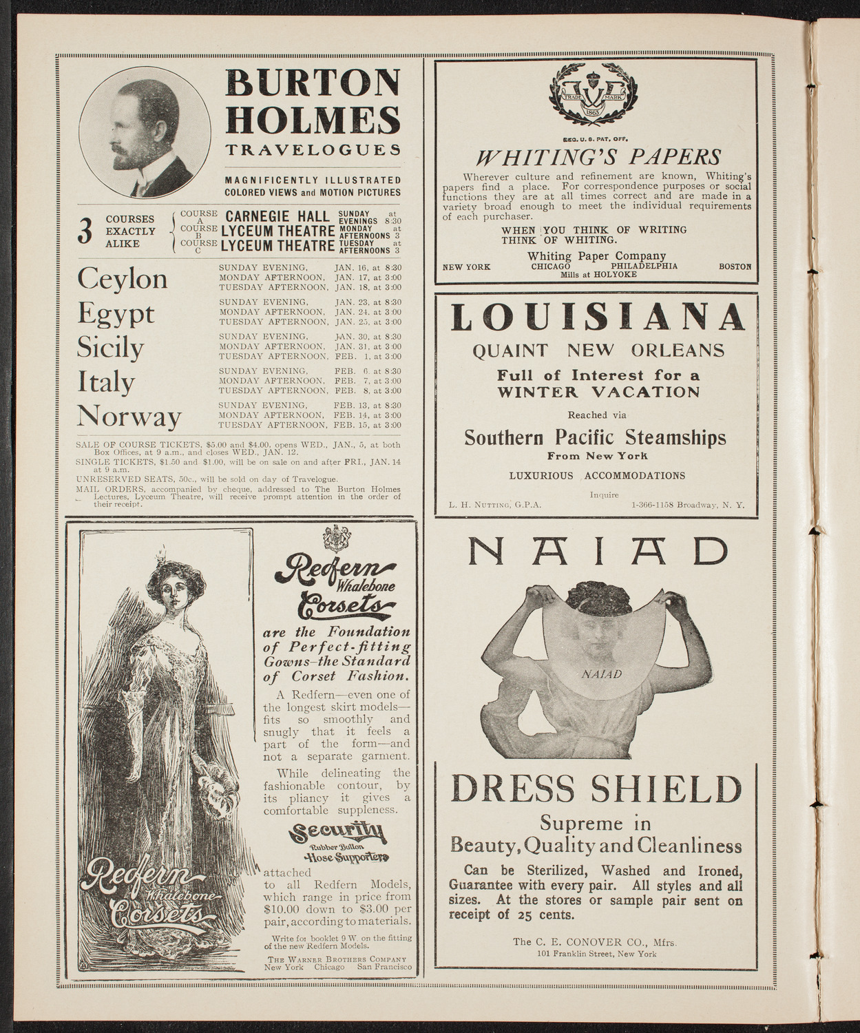 New York Symphony Orchestra, January 4, 1910, program page 2