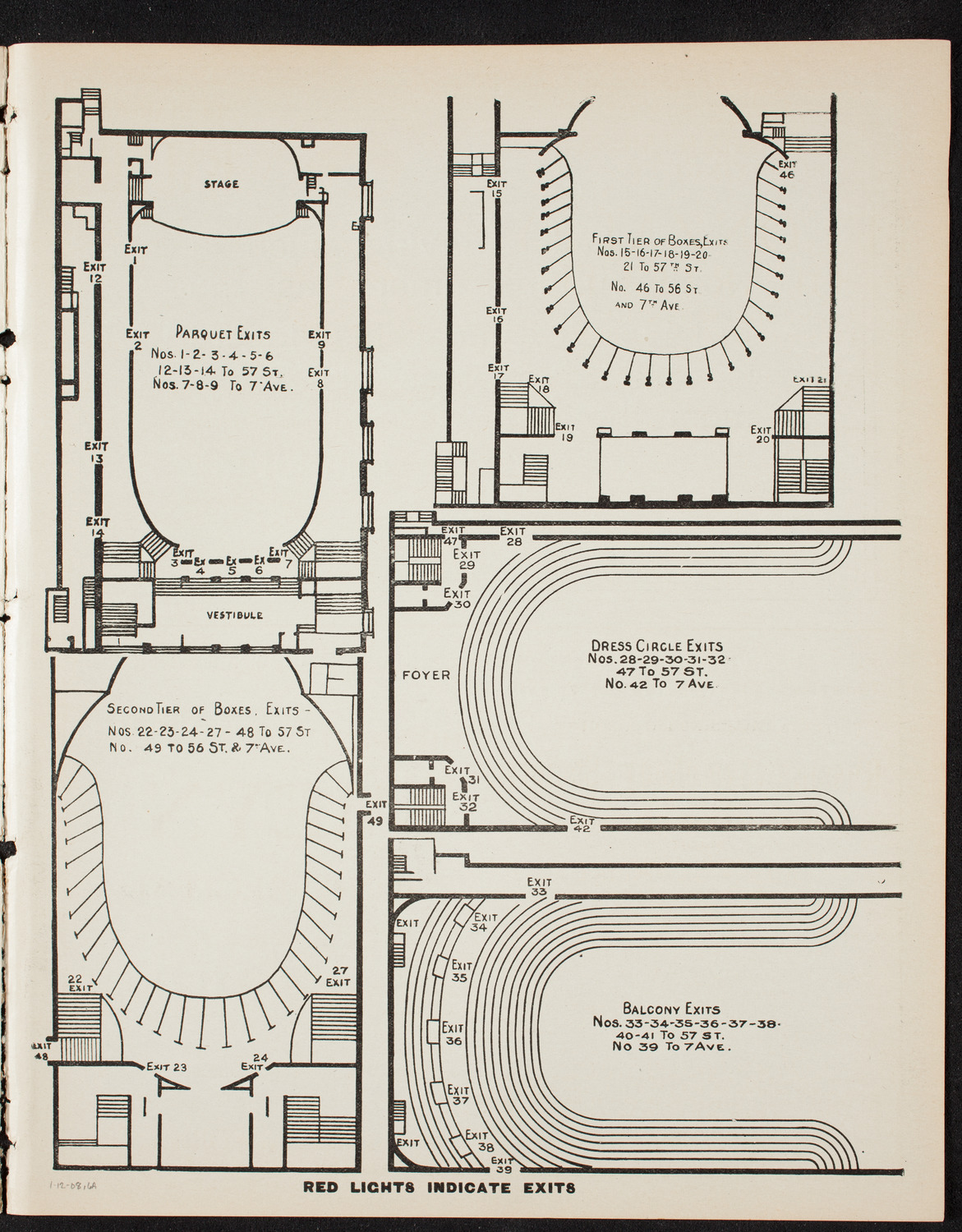 Teresa Carreño, Piano, January 12, 1908, program page 11