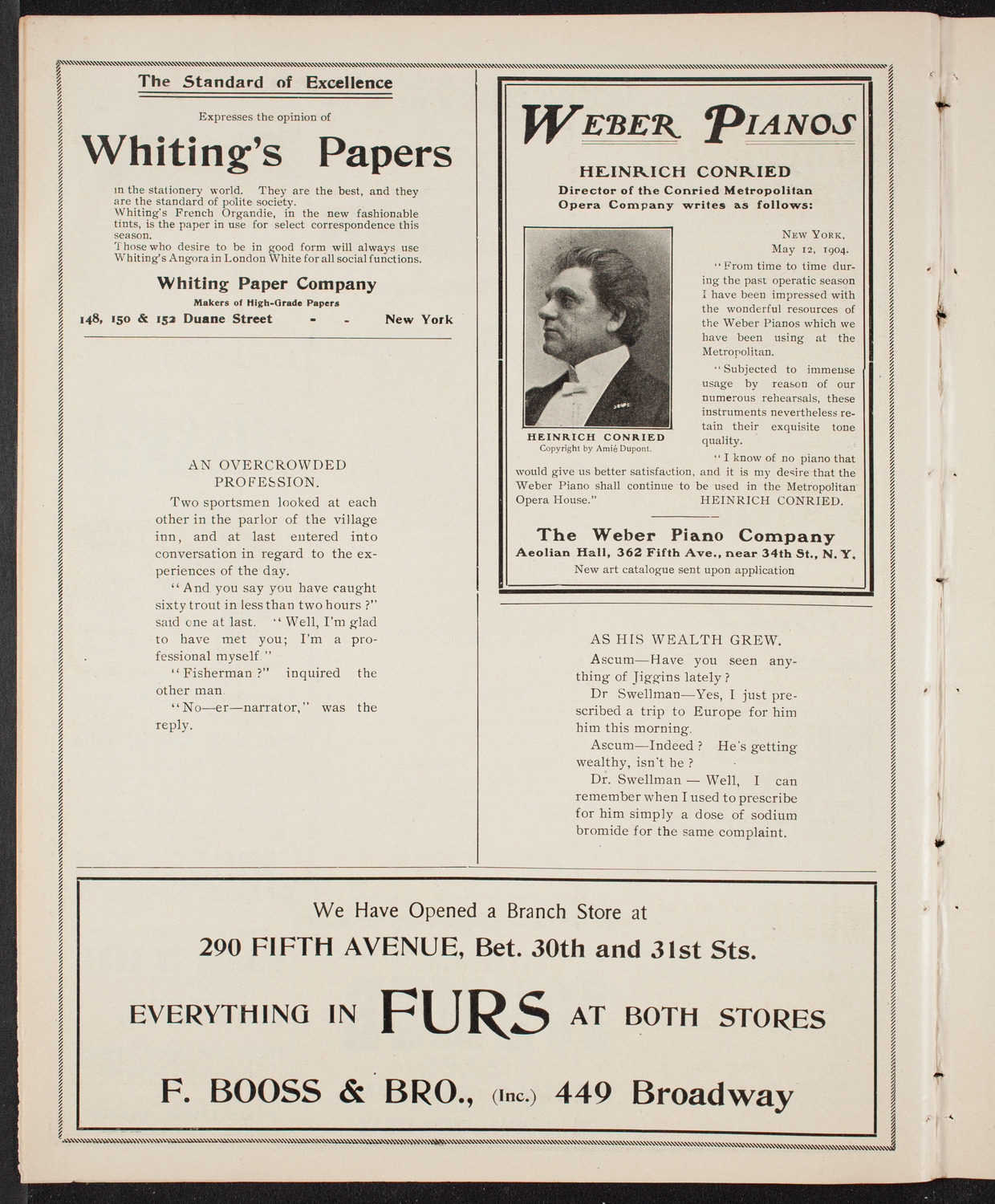 Columbus Day Celebration, October 12, 1904, program page 6