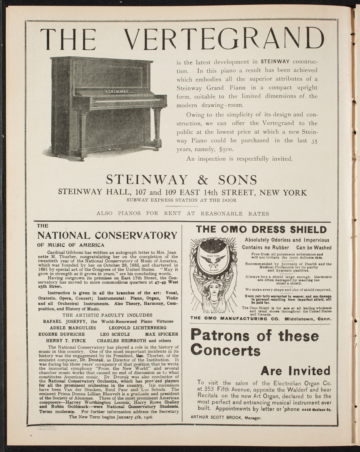 New Music Society of America, April 2, 1906, program page 4