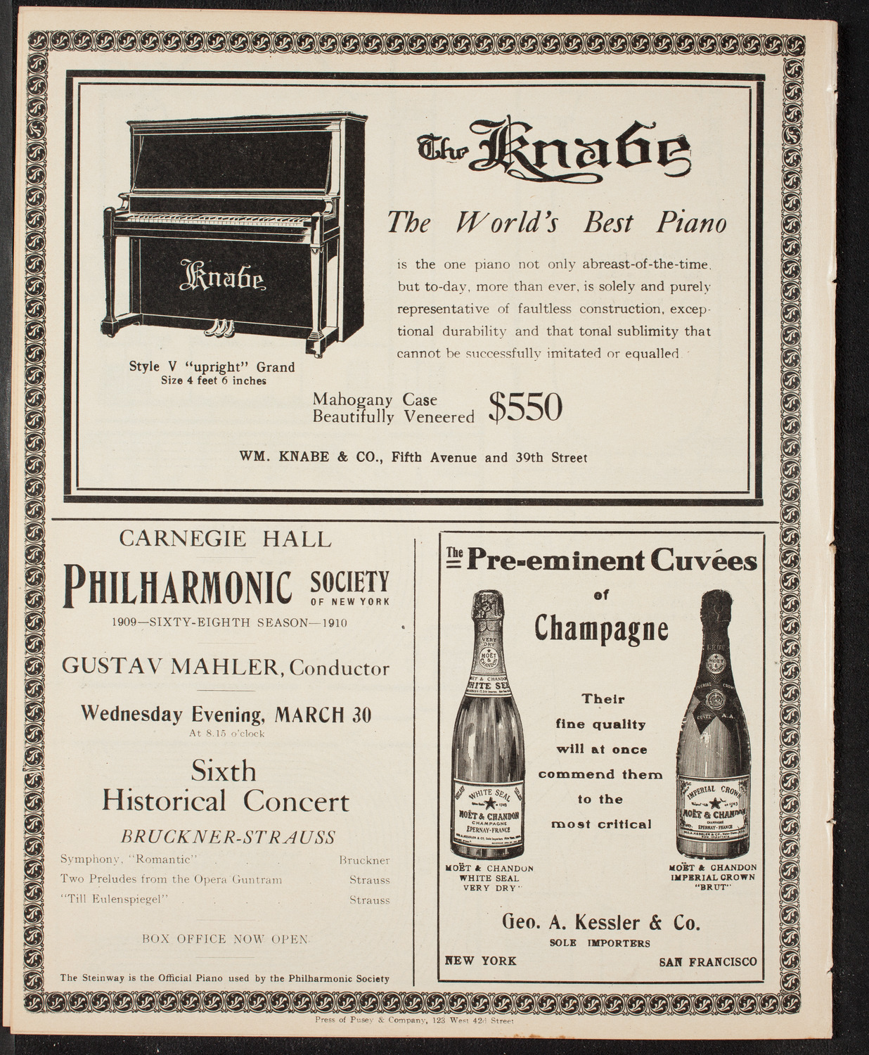 Symphony Concert for Young People, March 19, 1910, program page 12
