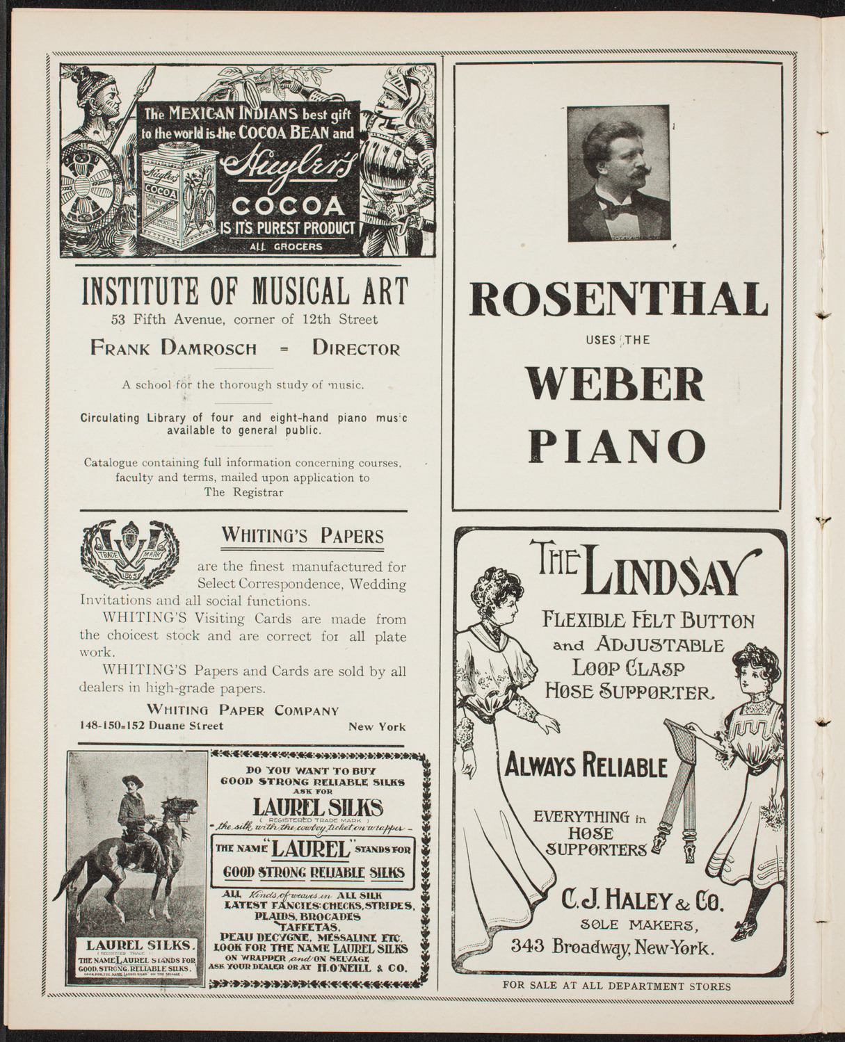 Elmendorf Lecture: Southern Italy, December 9, 1906, program page 6