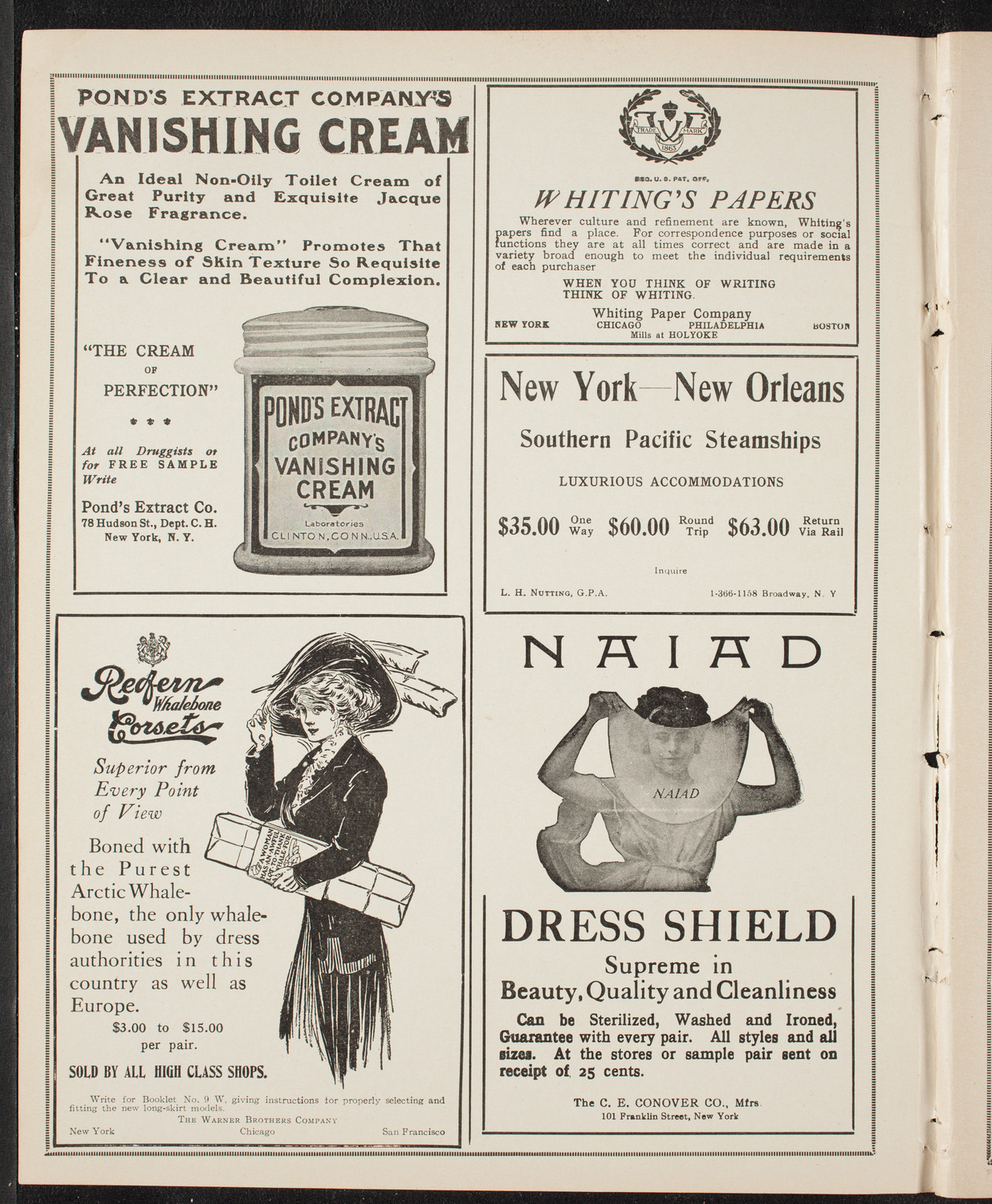 Grand Festival Concert of the American Union of Swedish Singers, May 29, 1910, program page 2