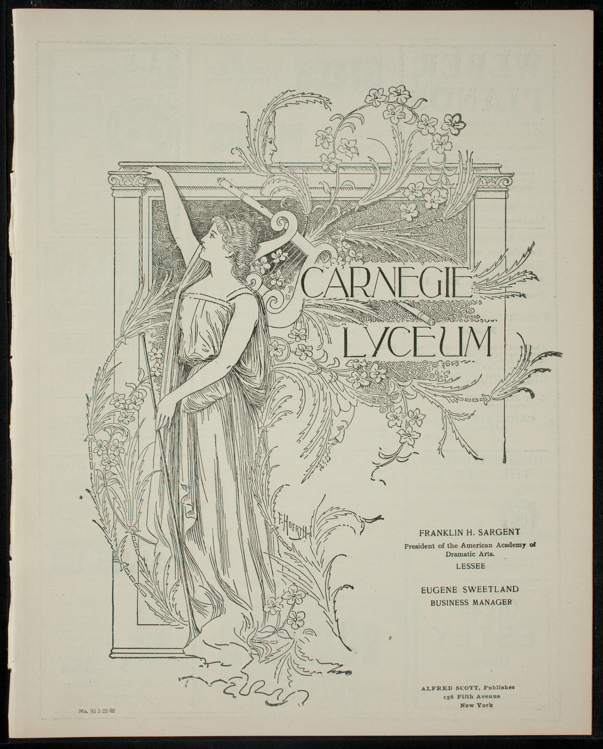 First Annual Concert by Theodore John's Amateur Symphony Orchestra, May 23, 1902, program page 1