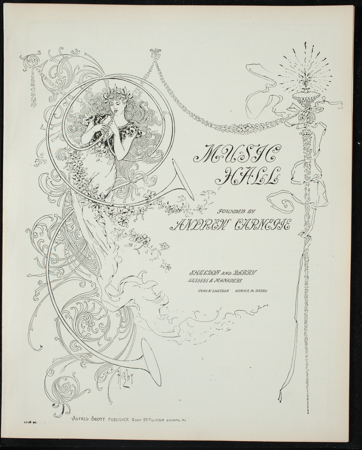 Oratorio Society of New York, December 28, 1896, program page 1