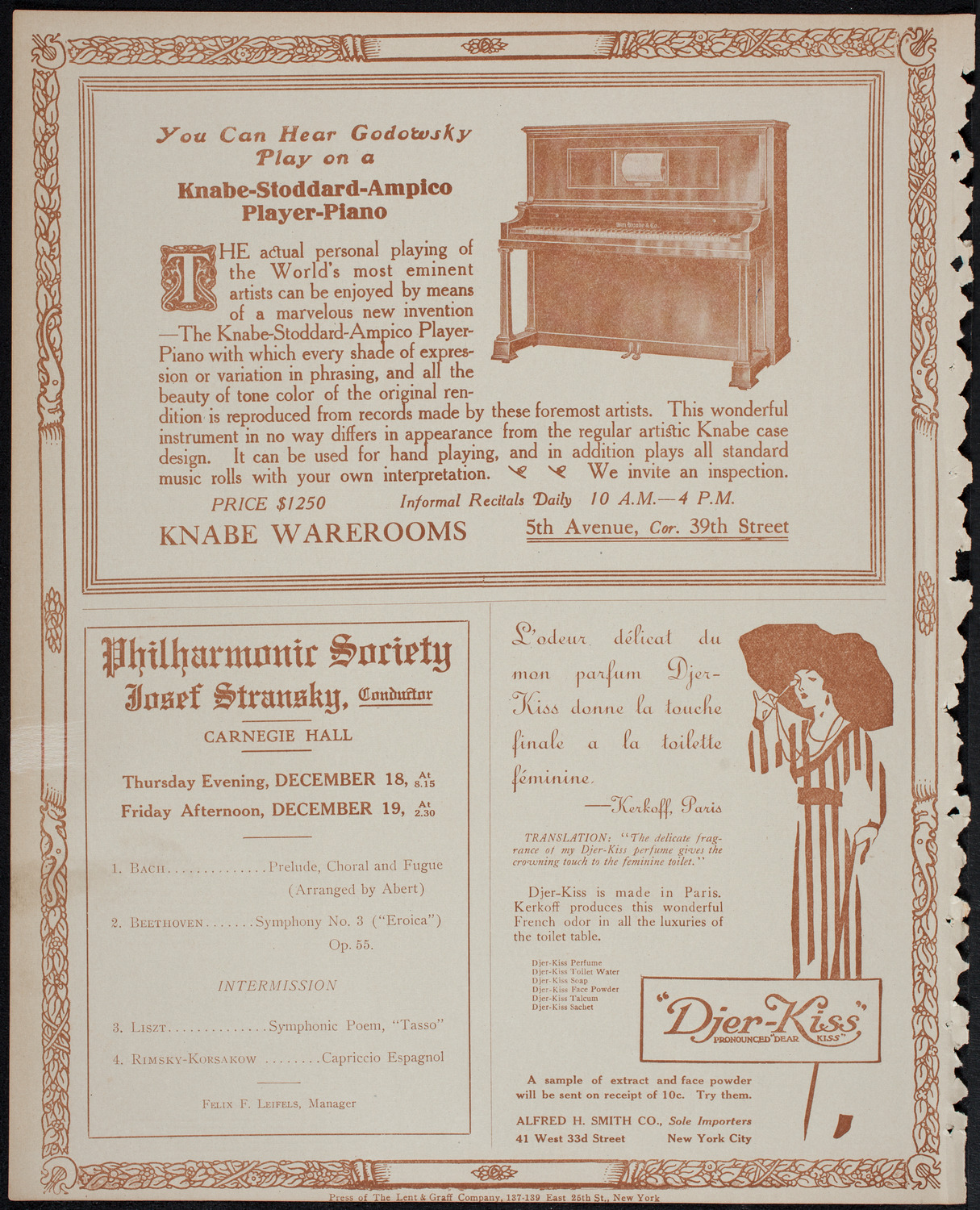 People's Symphony Concert, December 14, 1913, program page 12