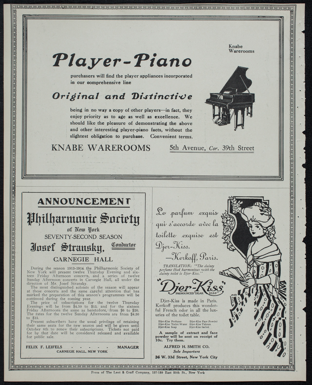 Compositions by Harriet Ware, April 18, 1913, program page 12