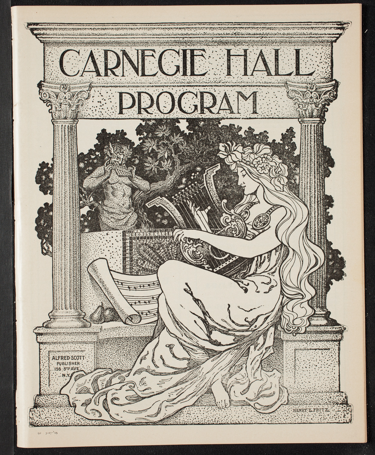 People's Symphony Concert, March 17, 1905, program page 1