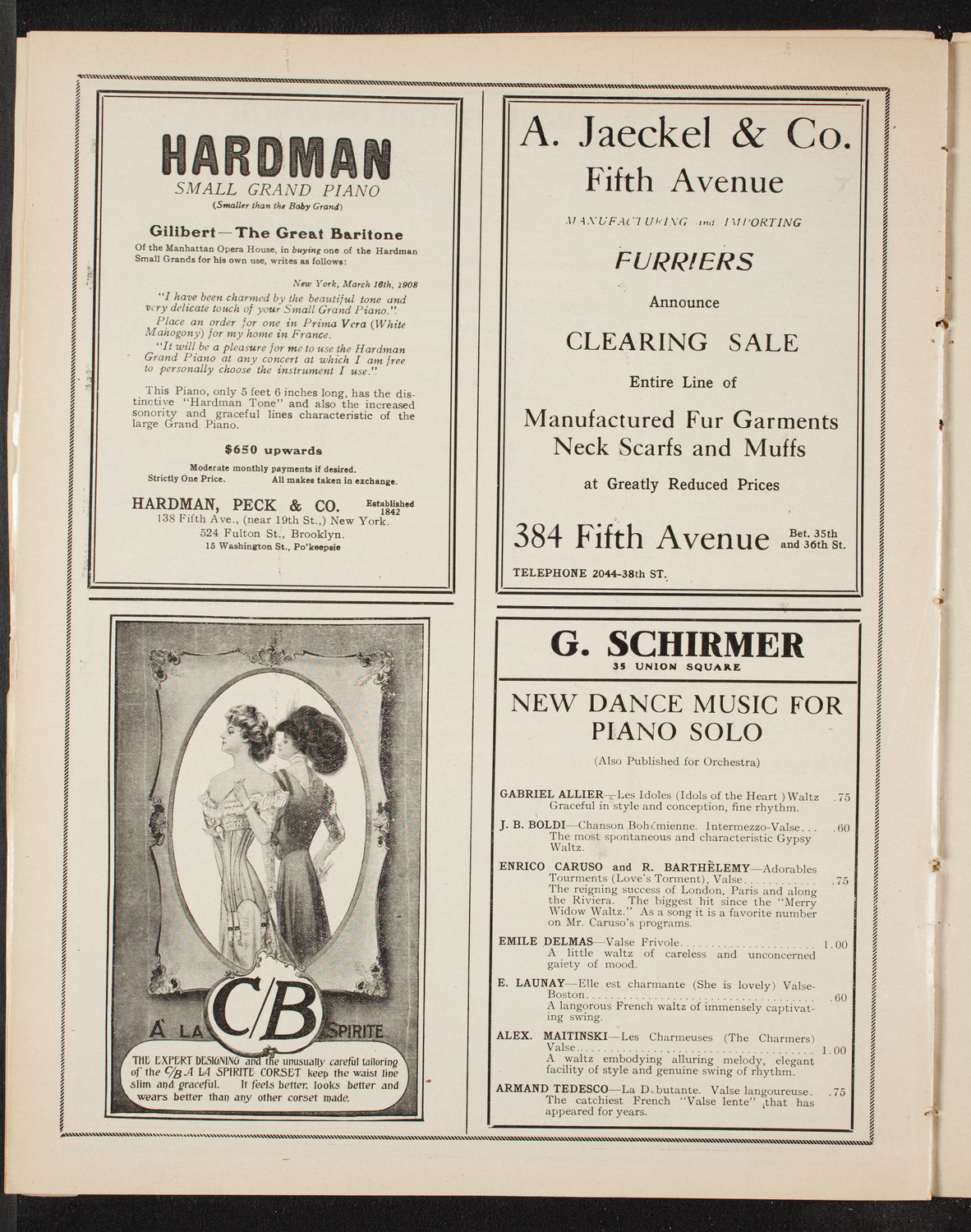 New York Symphony Orchestra: Mendelssohn Centennial Festival, February 2, 1909, program page 8