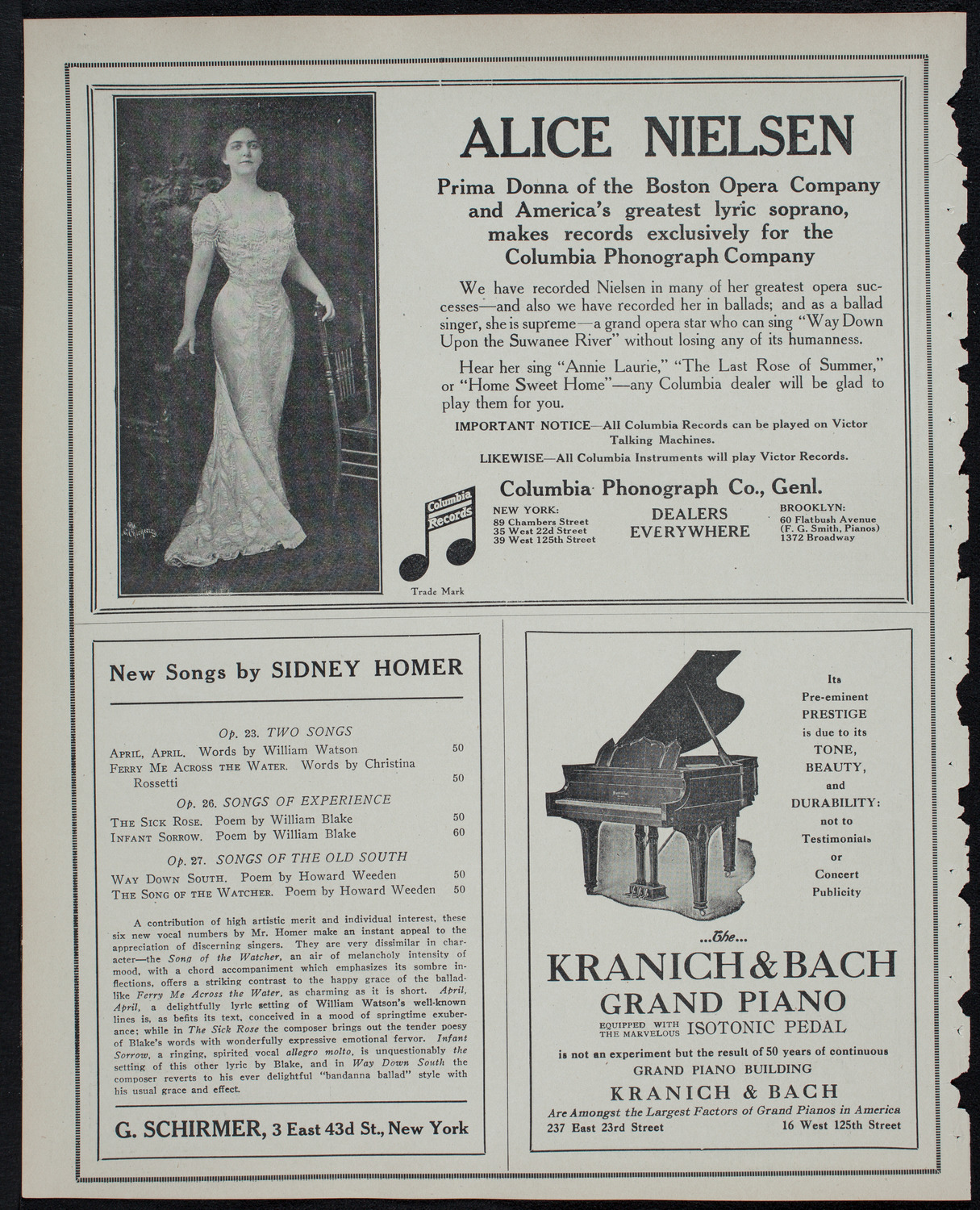 Lecture by Roald Amundsen: The Discovery of the South Pole, January 22, 1913, program page 6