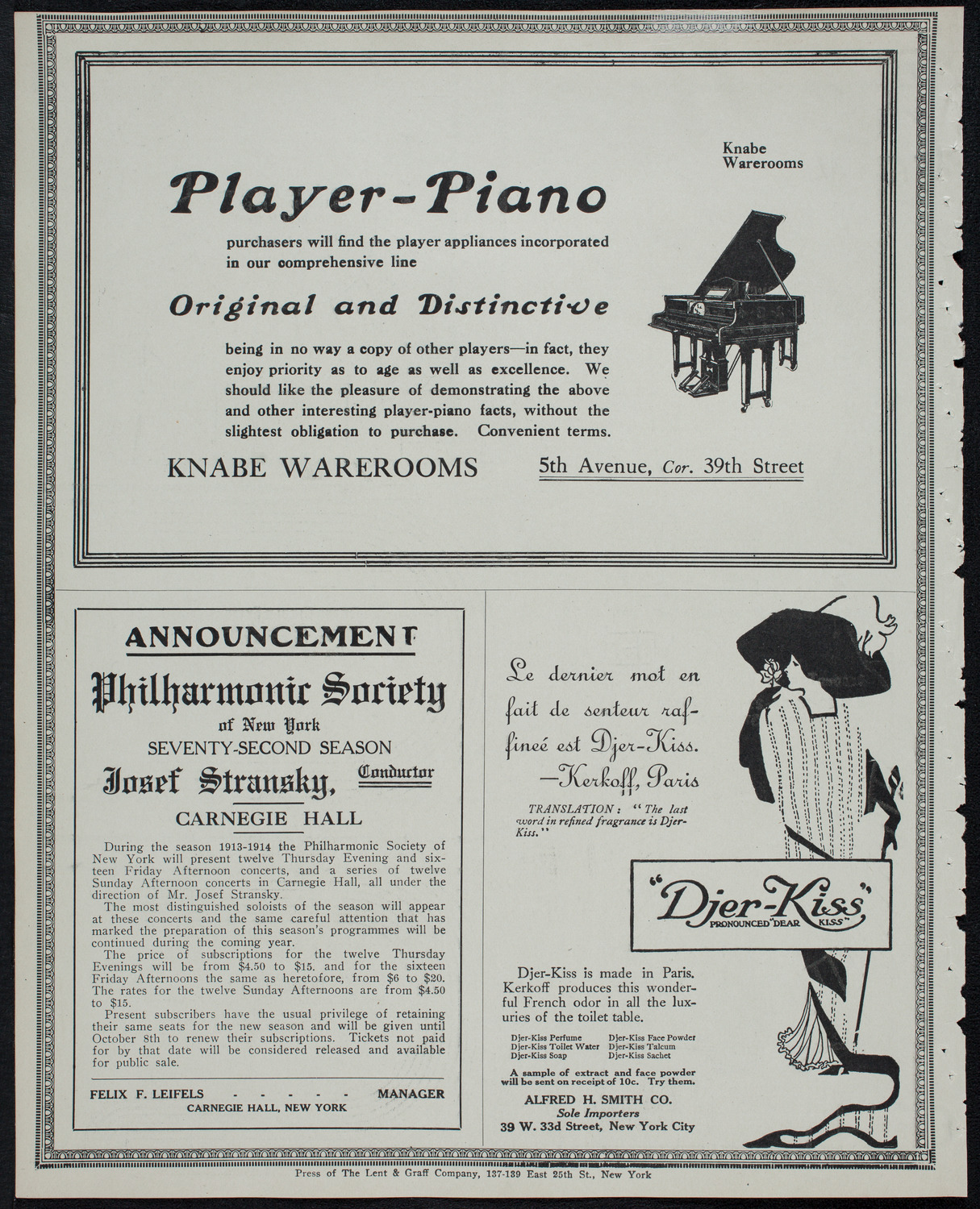 The Civic Forum, April 15, 1913, program page 12