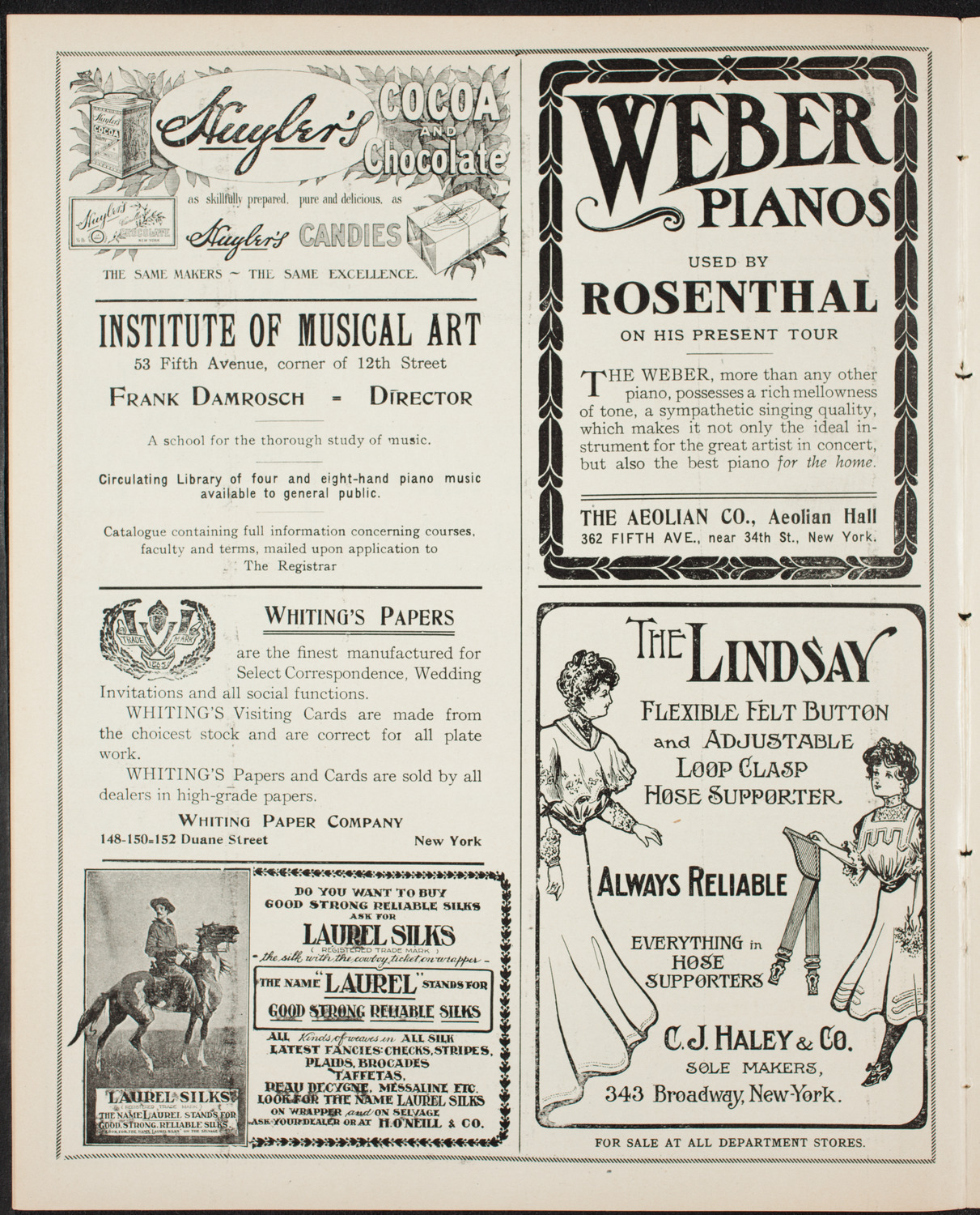 Volpe Symphony Society of New York, February 10, 1907, program page 6
