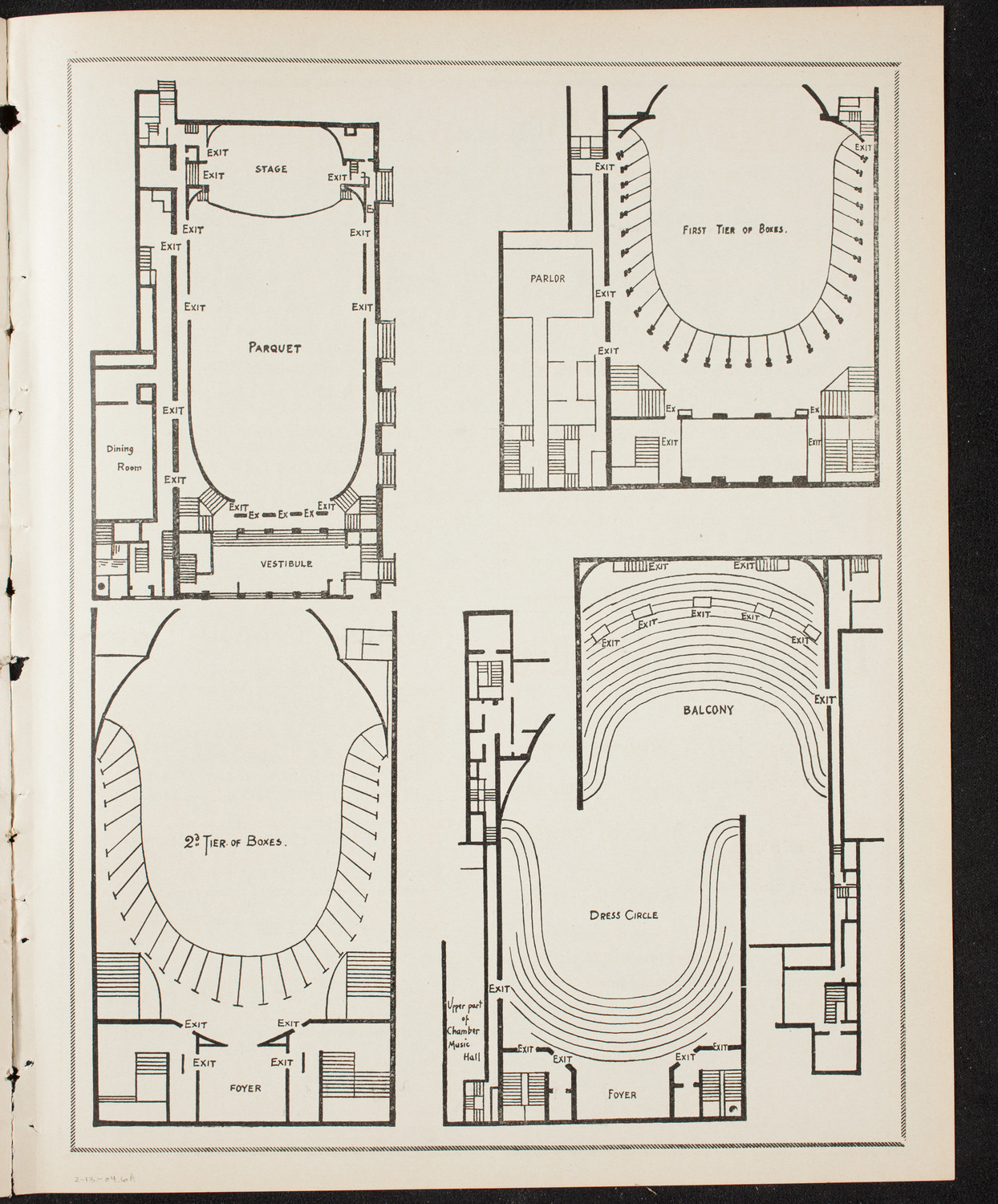 Ferruccio Busoni, Piano, February 13, 1904, program page 11
