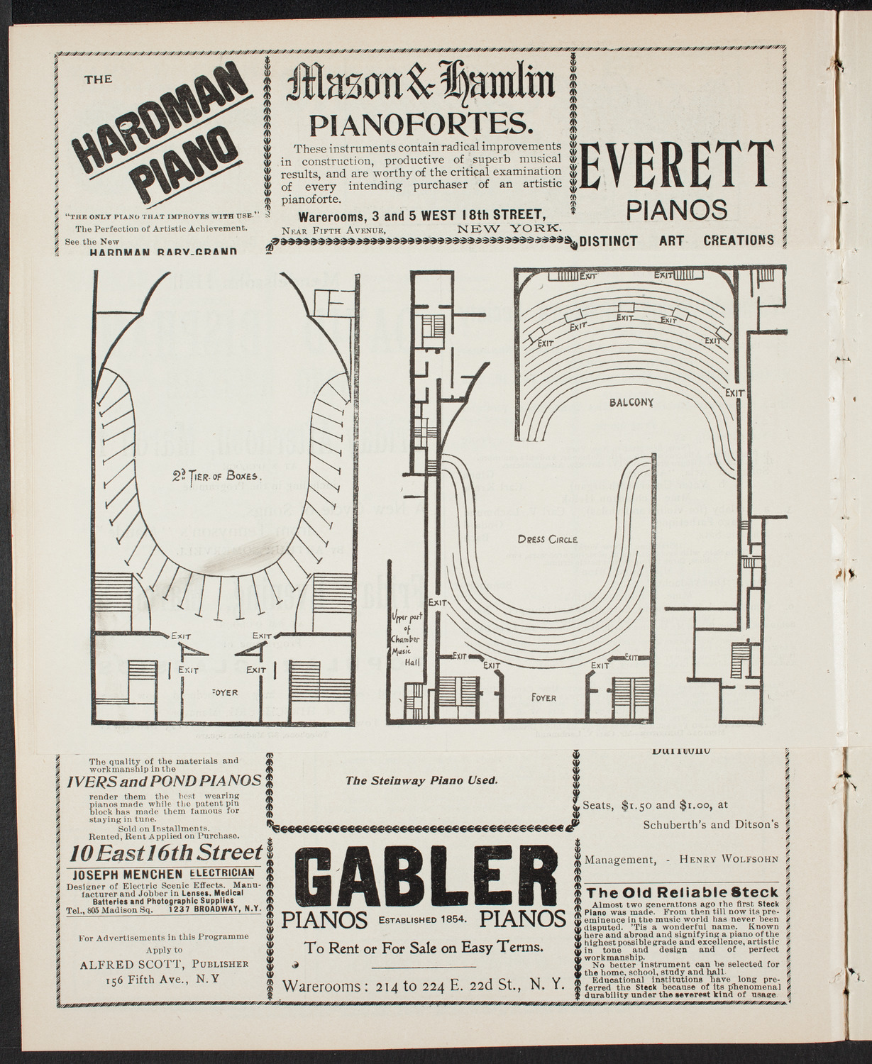 New York Philharmonic, February 15, 1901, program page 8