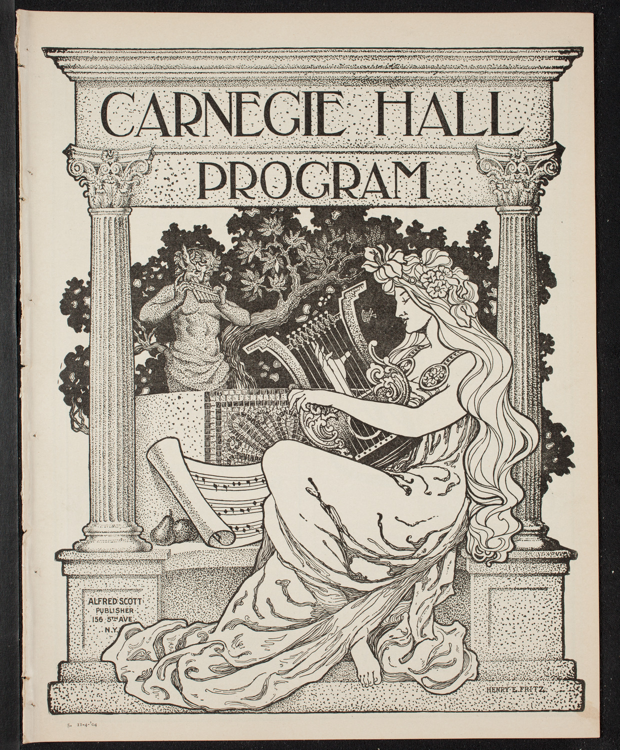People's Symphony Concert, November 4, 1904, program page 1