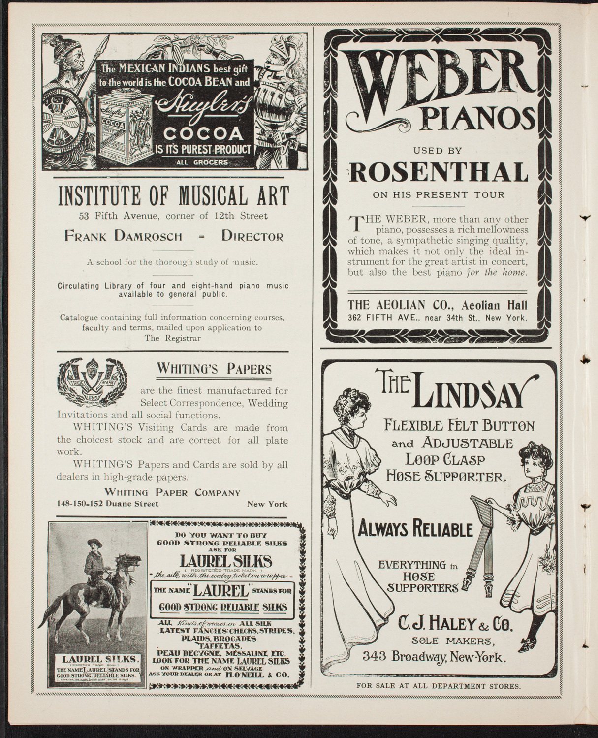 Anna Hellstrom and Others, December 23, 1906, program page 6