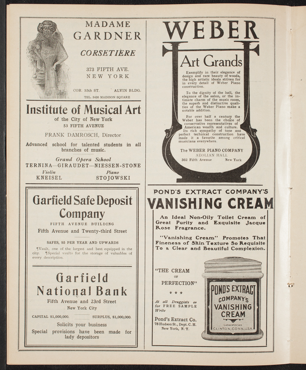 Volpe Symphony Society of New York, February 6, 1910, program page 6