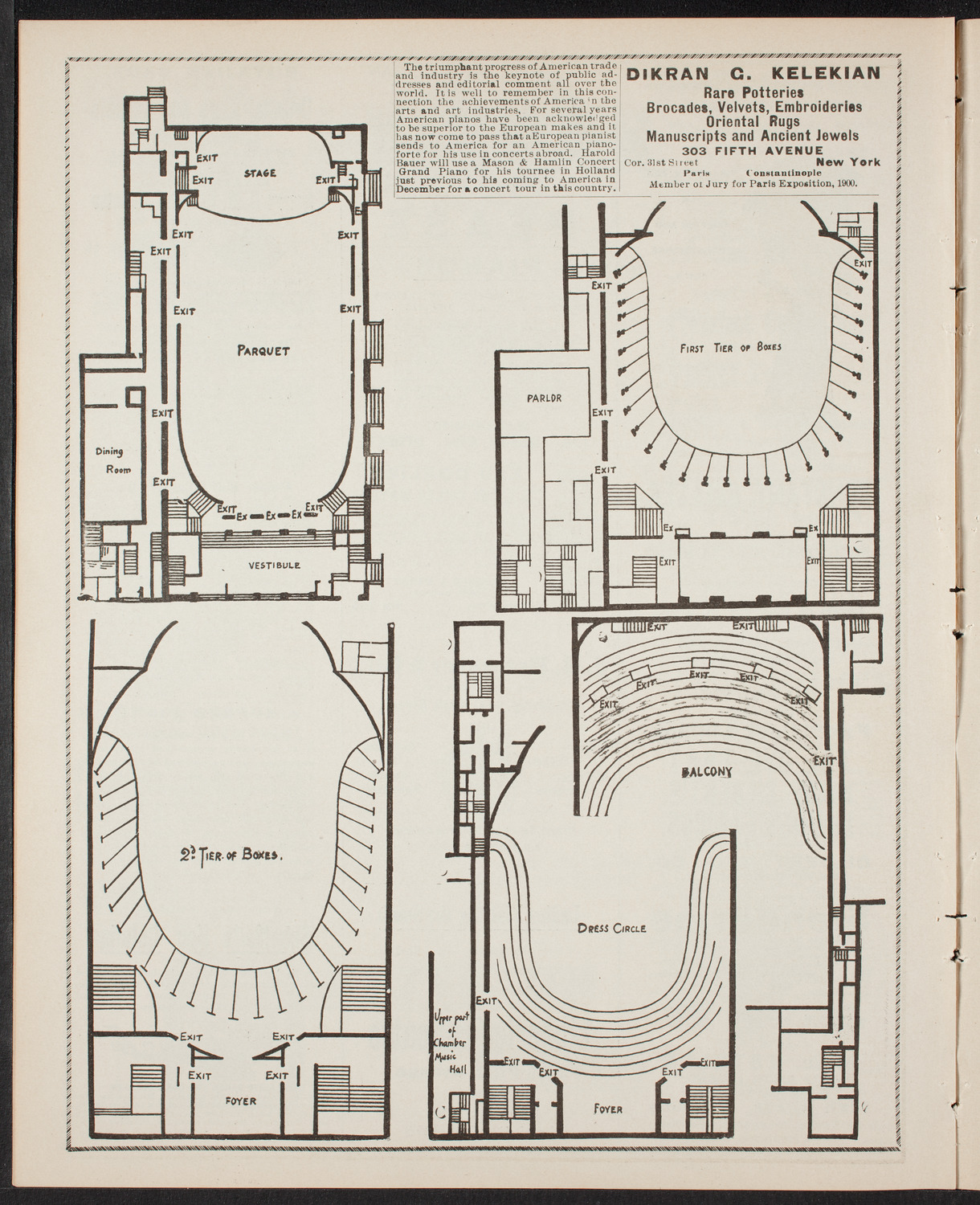 Lillian Blauvelt and Charles Gregorowitsch, January 19, 1902, program page 4