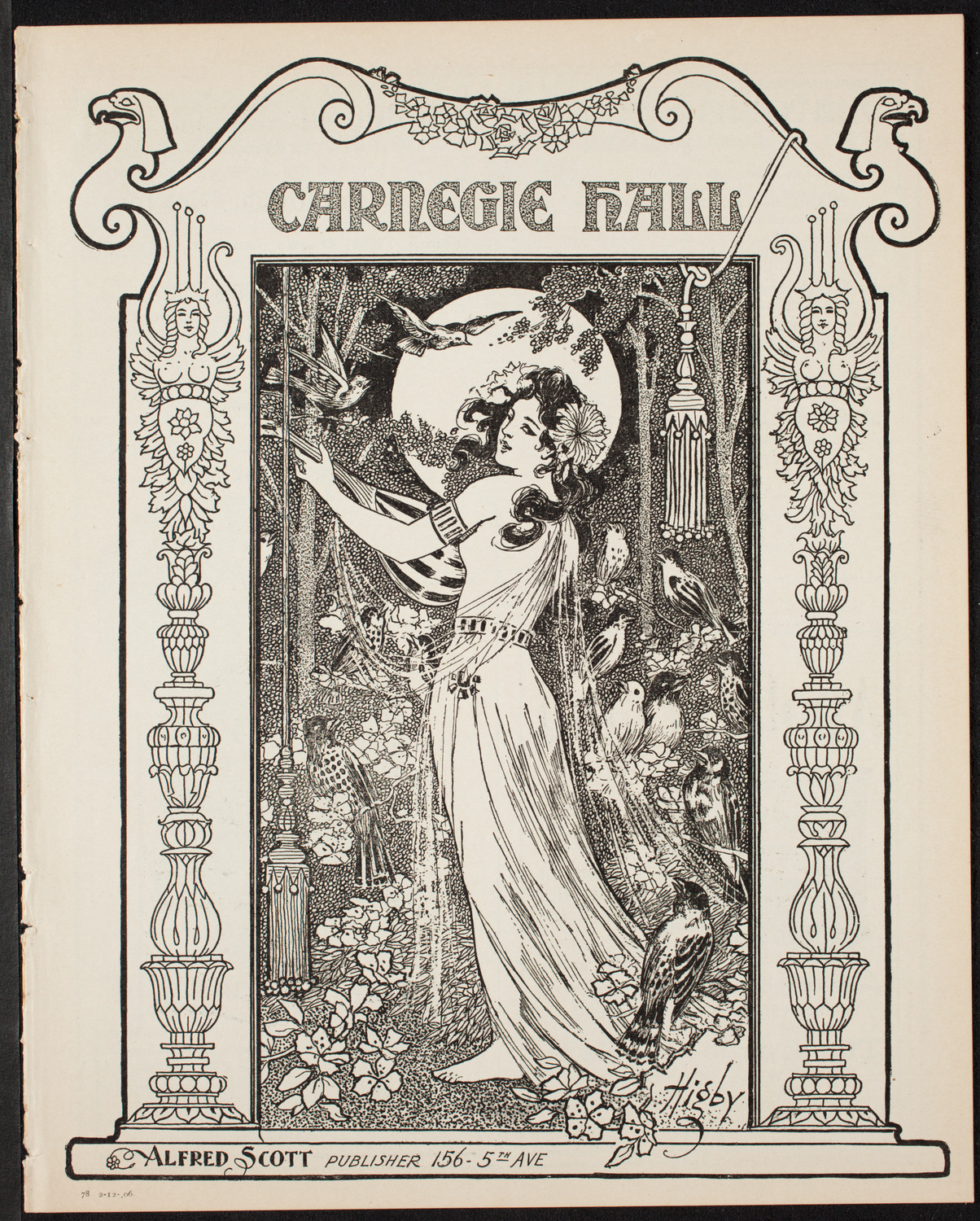 New York Banks' Glee Club, February 12, 1906, program page 1