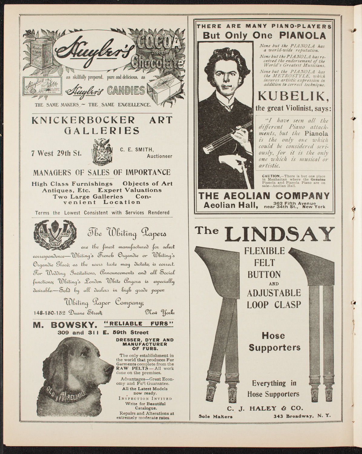 Lecture by Burr McIntosh, May 13, 1906, program page 6