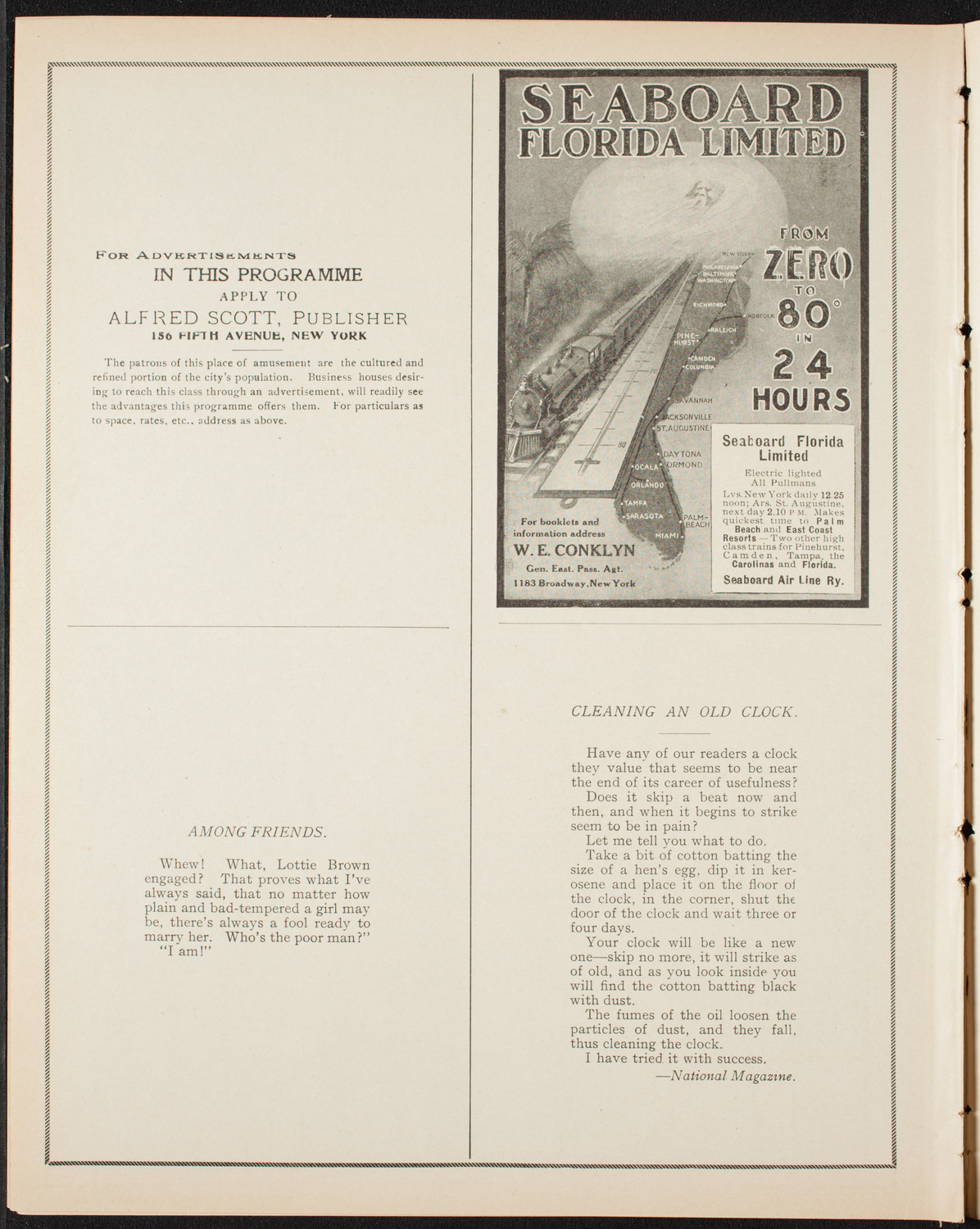 Marcella Sembrich, Soprano, May 8, 1906, program page 10
