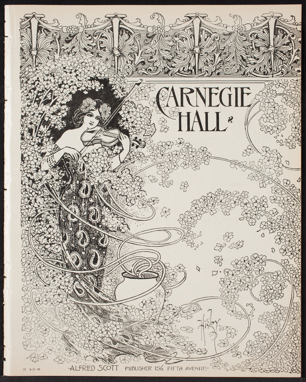 Meeting: Catholic Converts' League, May 15, 1903, program page 1