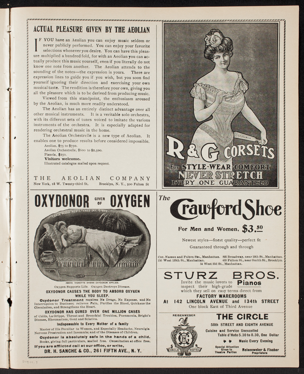 Graduation: New York College of Dentistry, May 19, 1902, program page 9