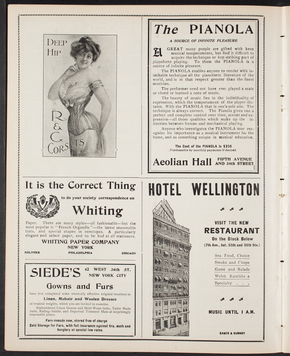 Meeting: The Gaelic Society, April 19, 1903, program page 6