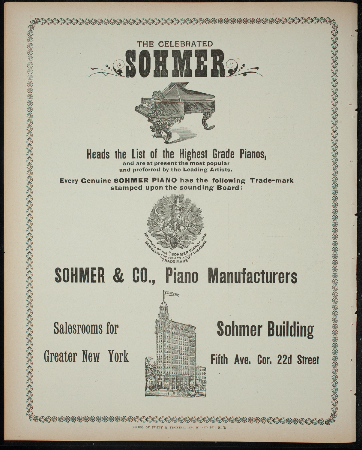 Comparative Literature Society Saturday Morning Conference, February 11, 1899, program page 8