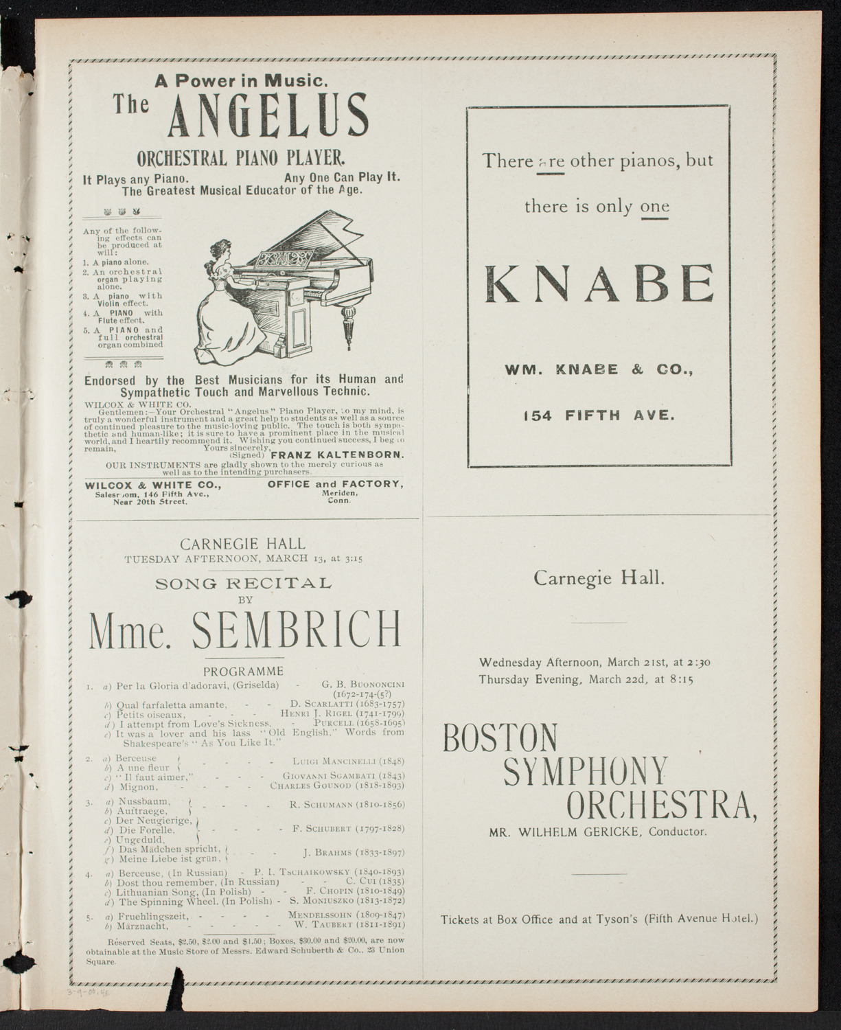 Debate: University of Chicago vs. Columbia University, March 9, 1900, program page 7