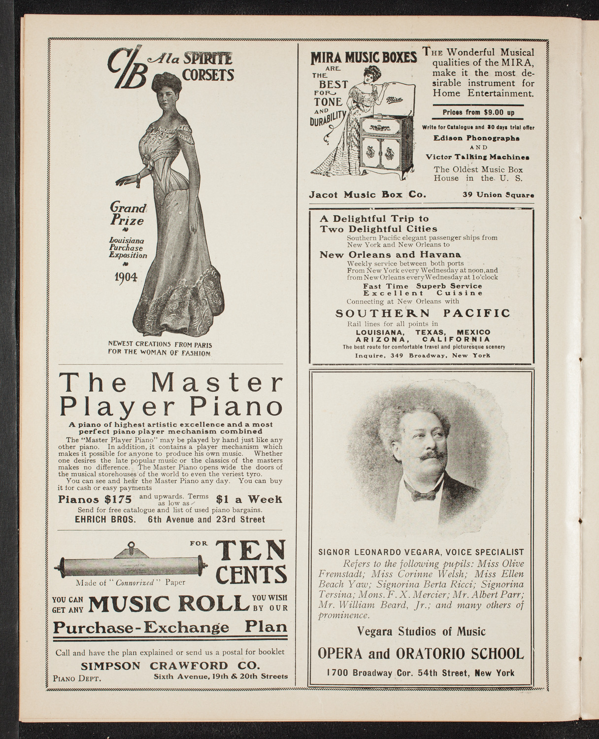 Volpe Symphony Society of New York, January 4, 1906, program page 8