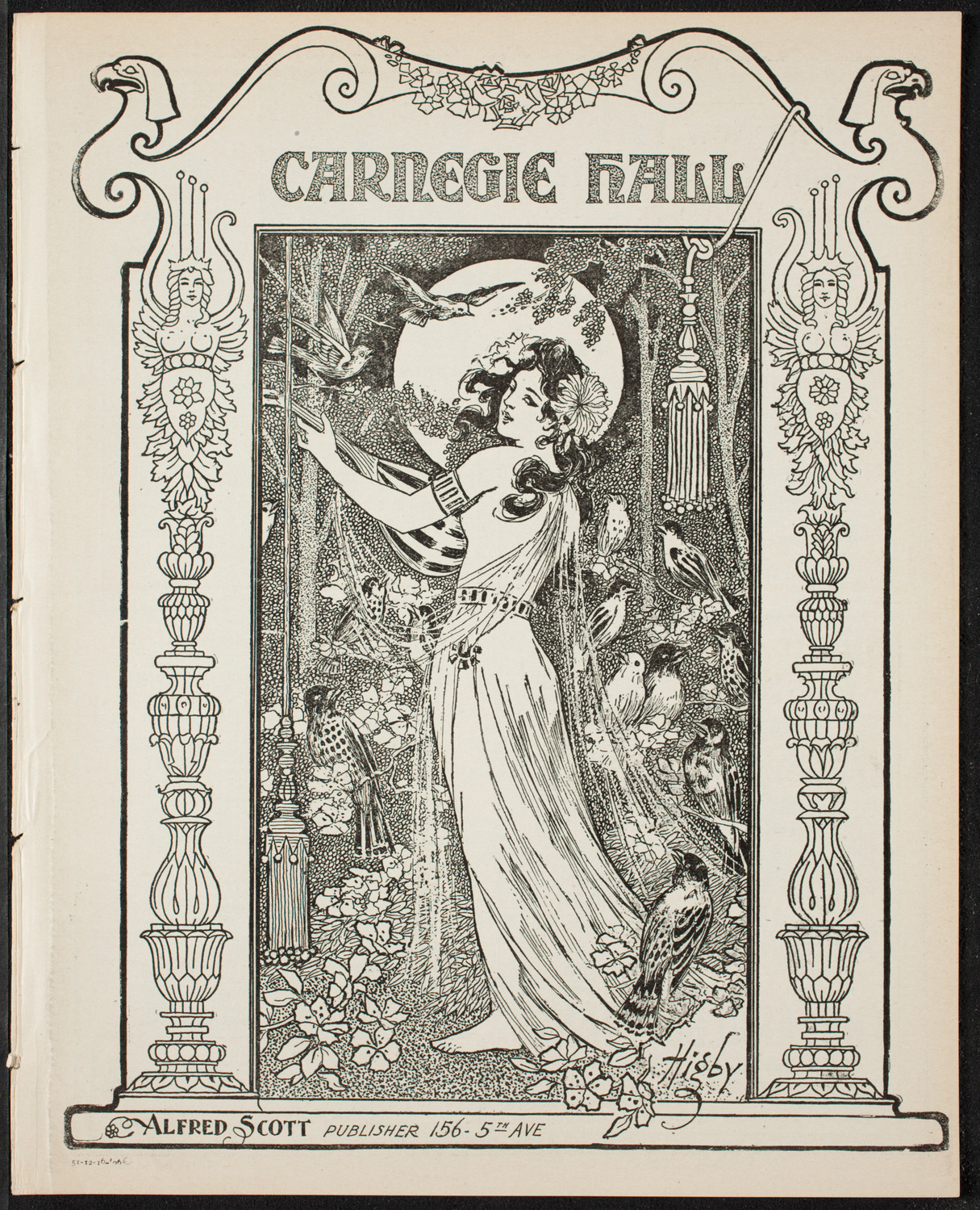 Royal Welsh Male Choir, December 16, 1906, program page 1