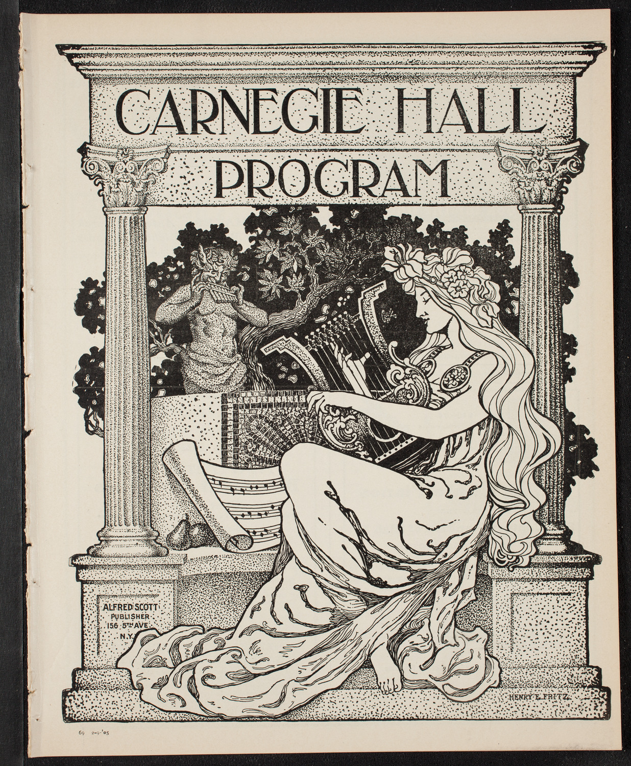 New York Banks' Glee Club, February 9, 1905, program page 1