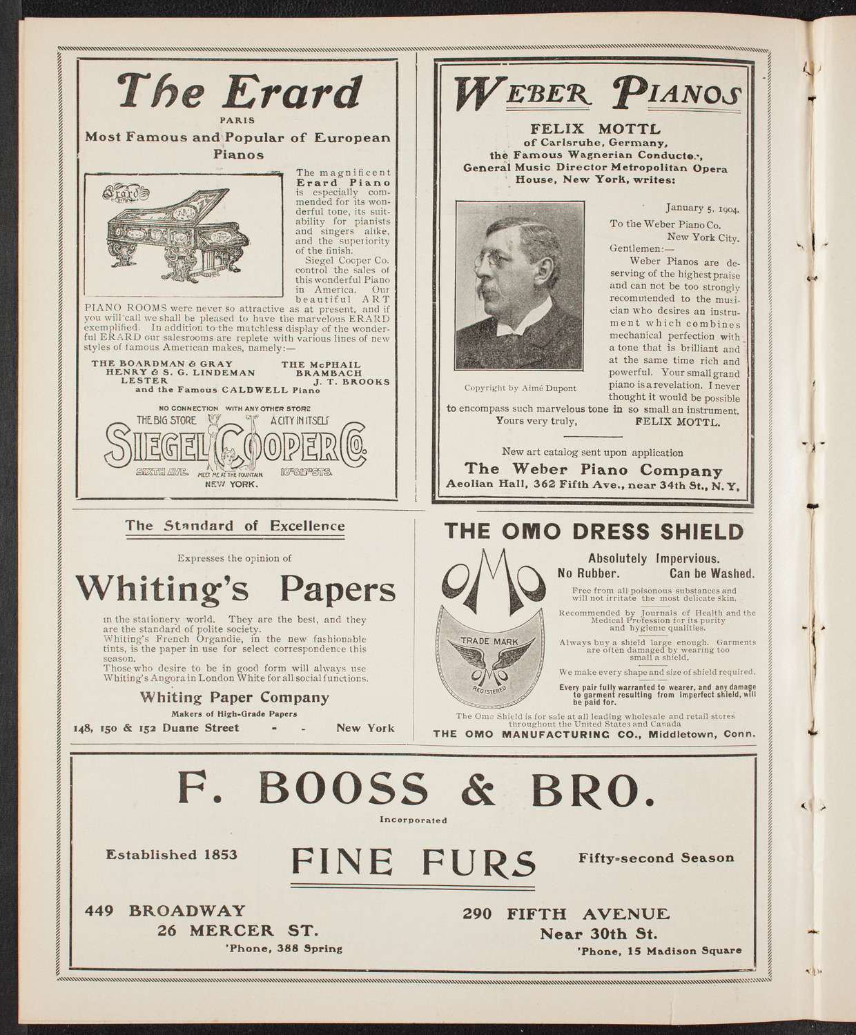 Sousa and His Band, December 4, 1904, program page 6