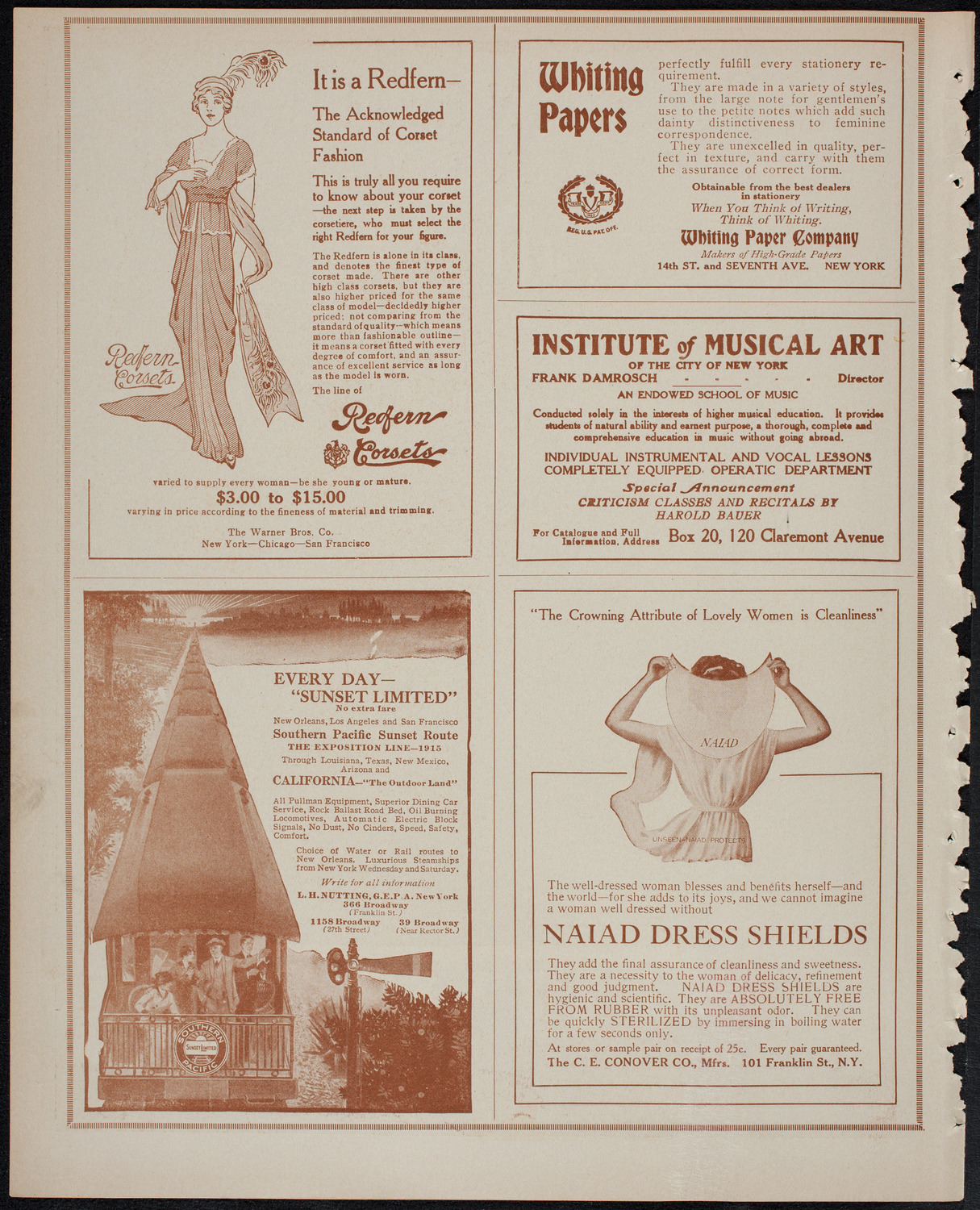 Oratorio Society of New York, December 5, 1913, program page 2