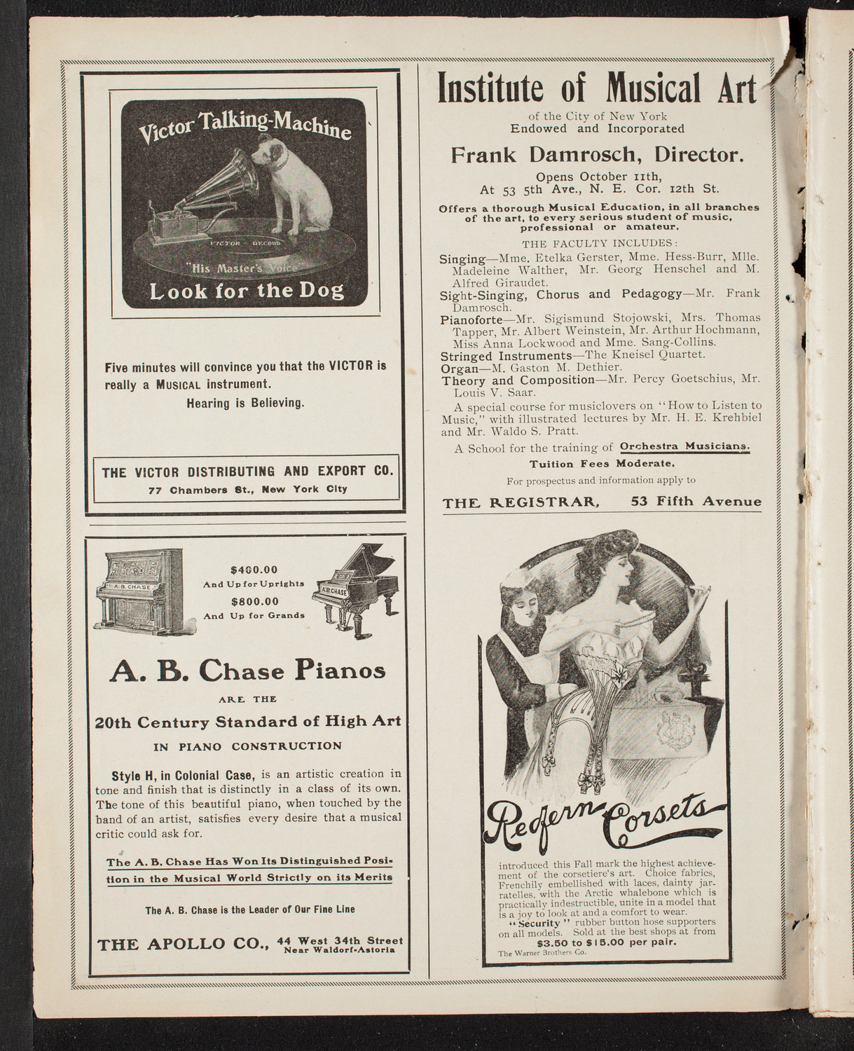 Metropolitan Street Railway Association Meeting and Vaudeville Program, October 7, 1905, program page 2